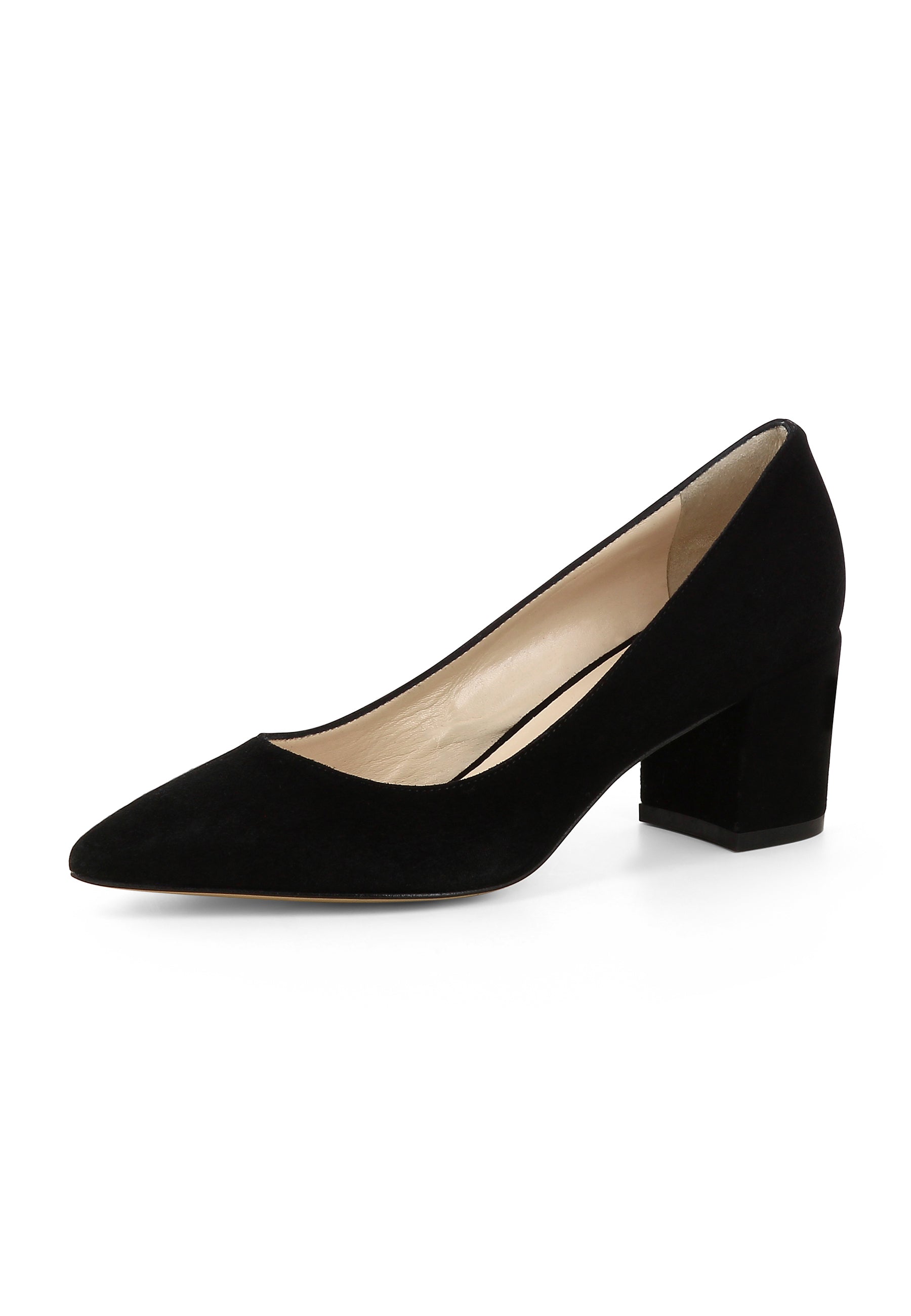 ROMINA Damen Pumps - Rauleder schwarz