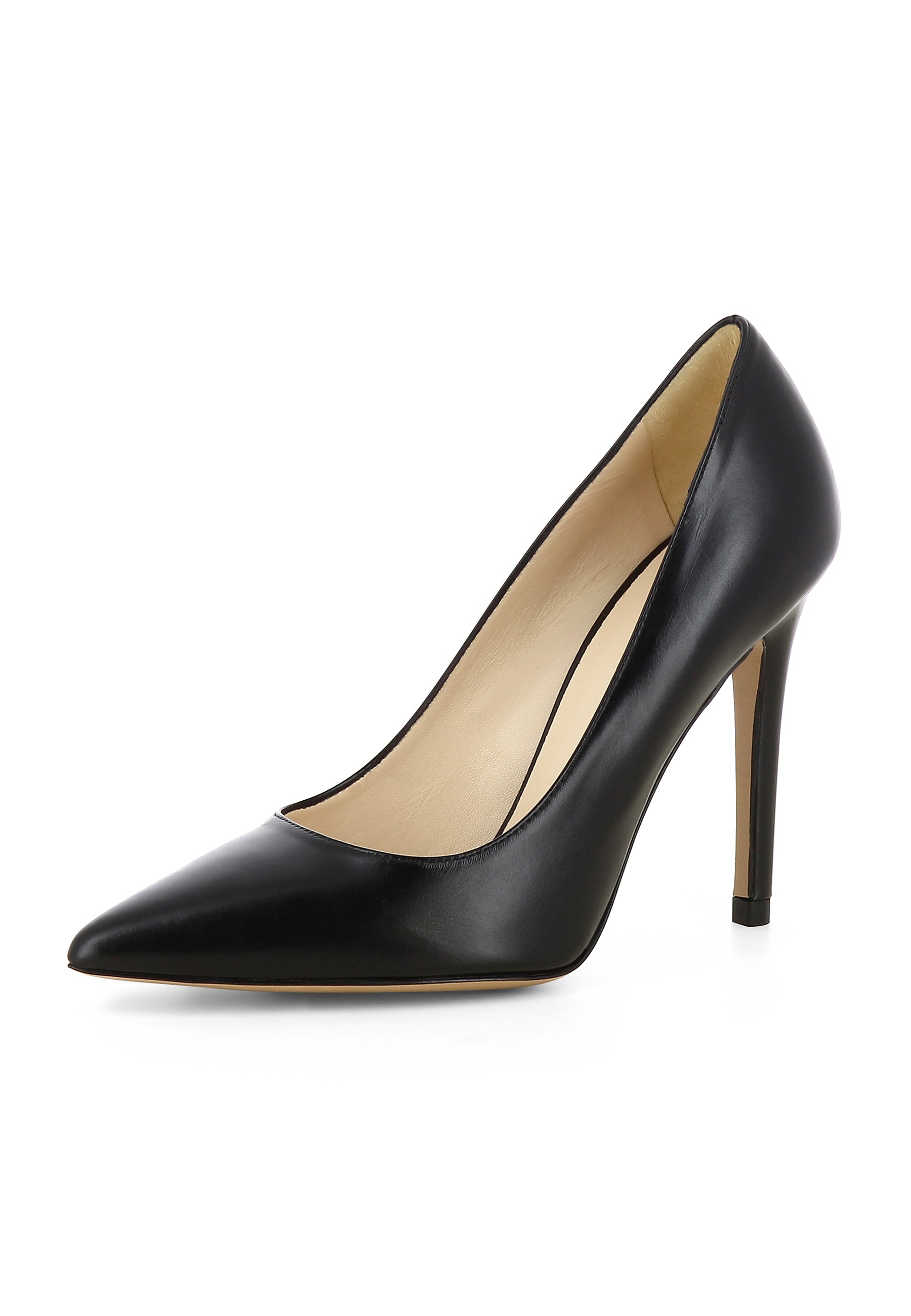 ALINA Damen Pumps - Glattleder schwarz