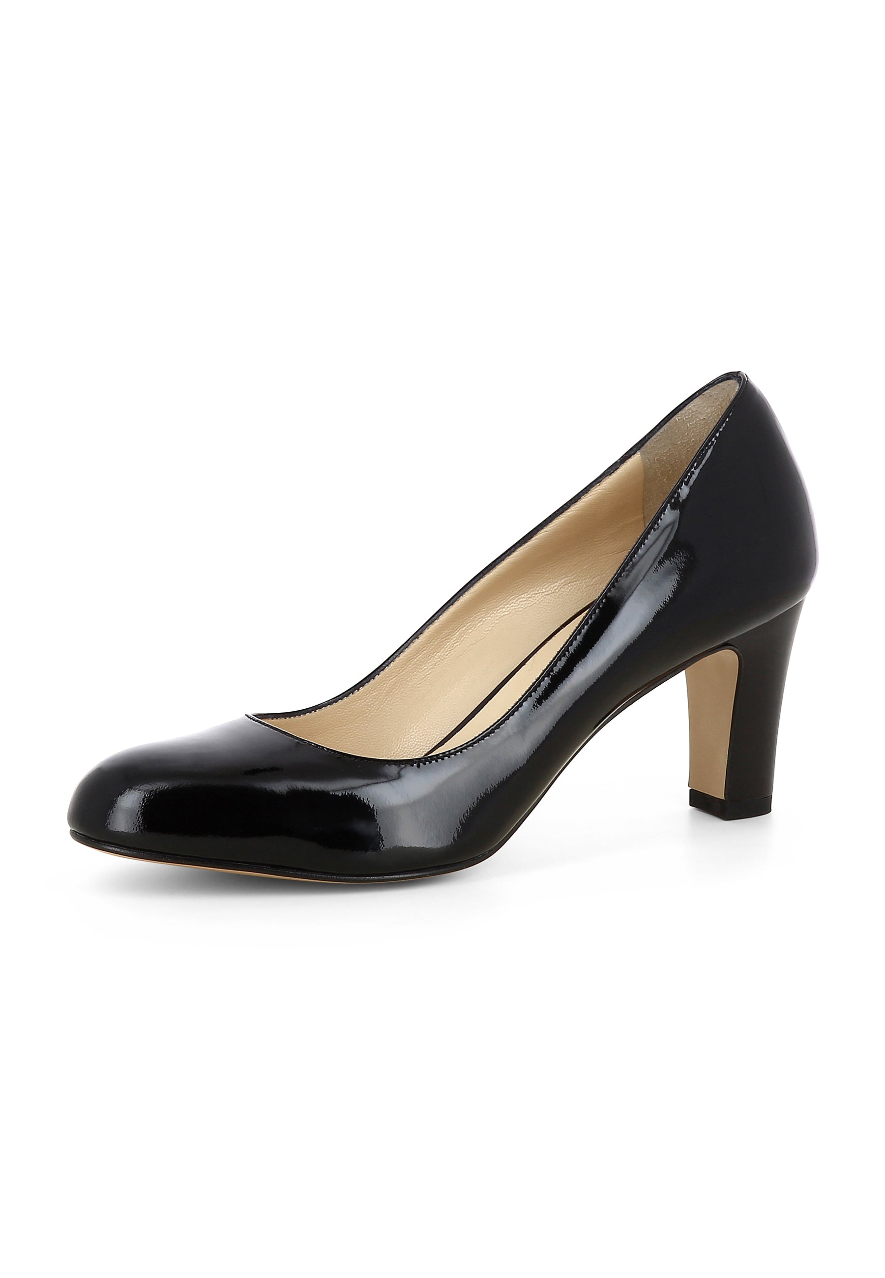 BIANCA Damen Pumps - Lackleder schwarz
