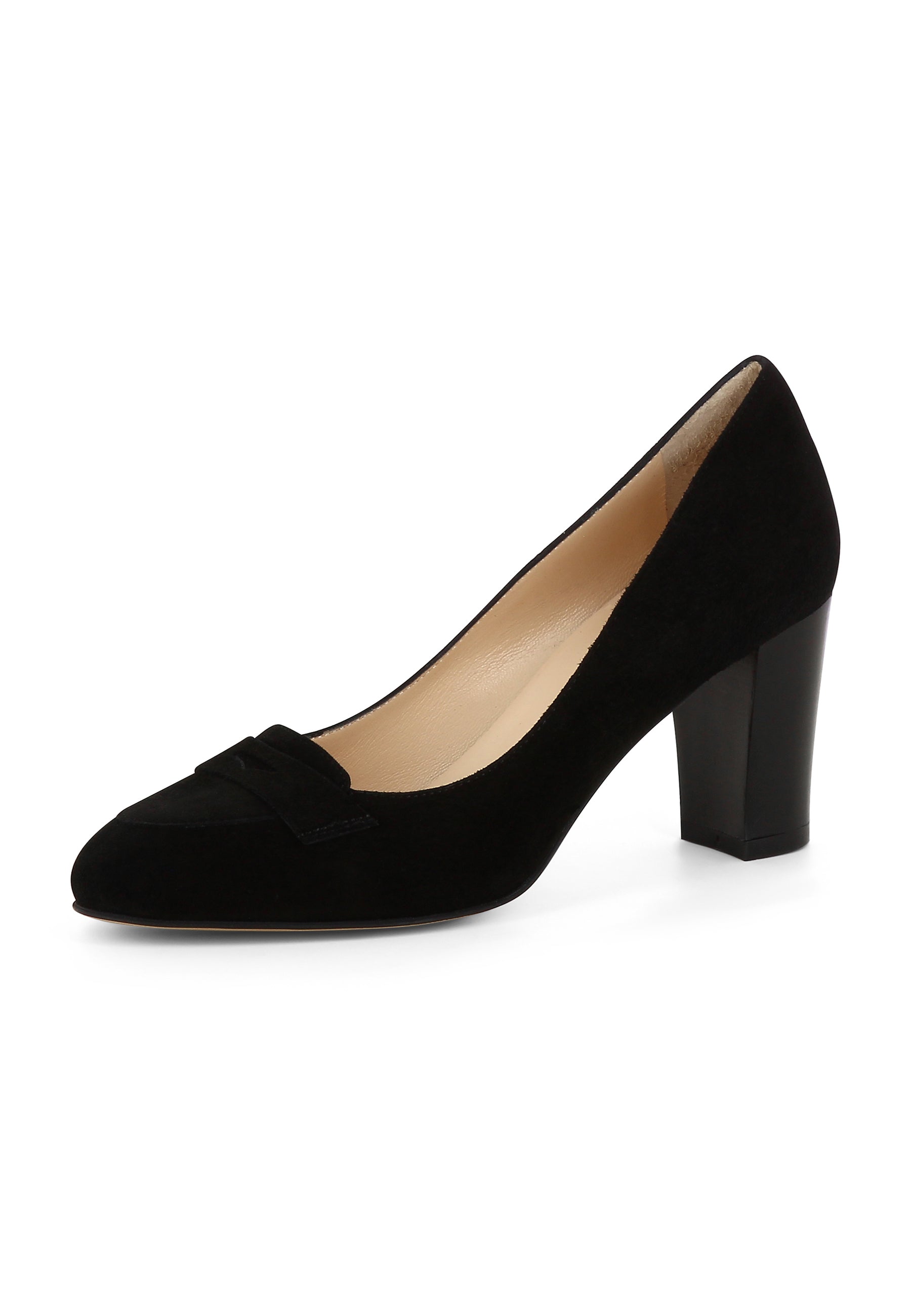 BIANCA Damen Pumps - Rauleder schwarz