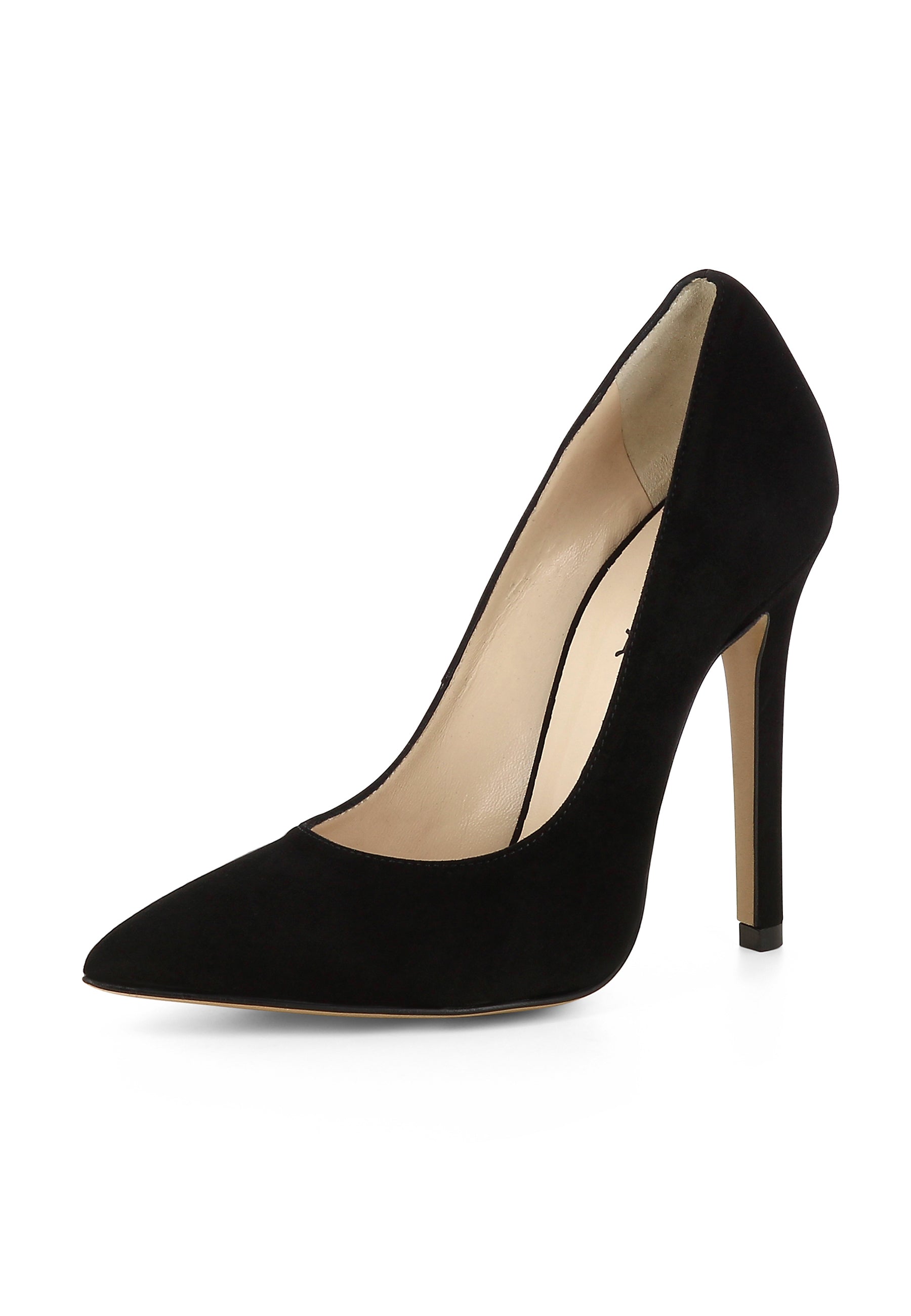 LISA Damen Pumps - Rauleder schwarz