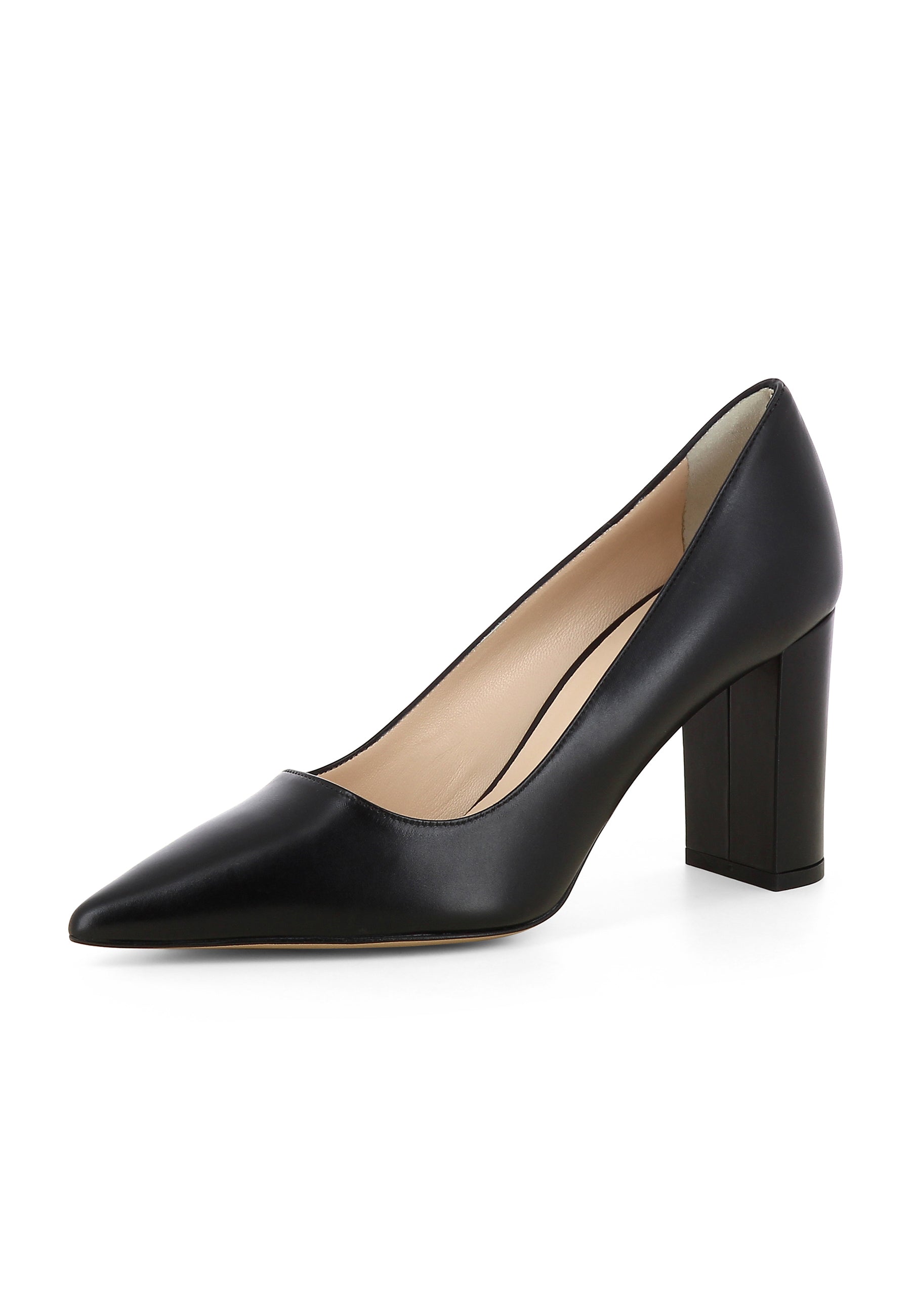 JESSICA Damen Pumps - Glattleder schwarz
