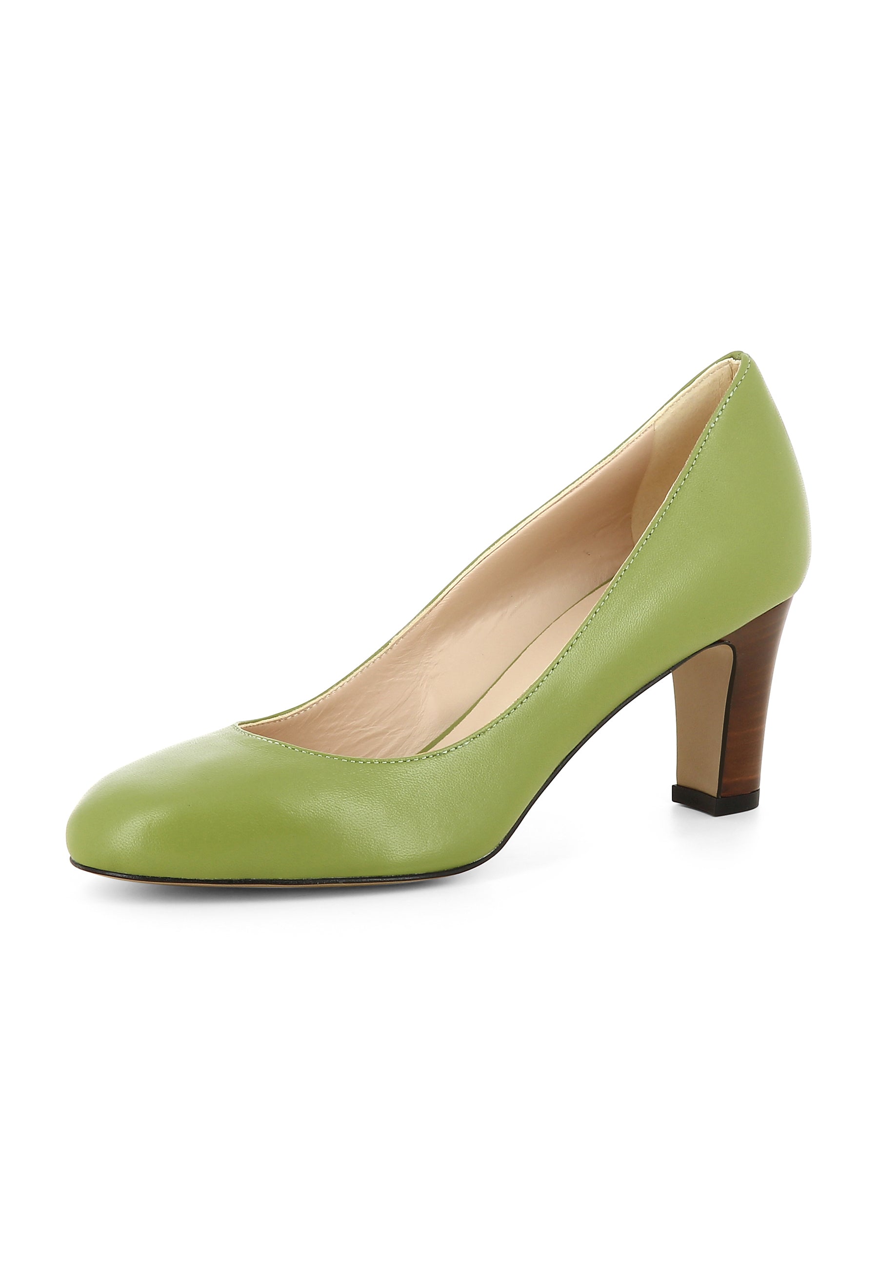 BIANCA Damen Pumps - Glattleder grün