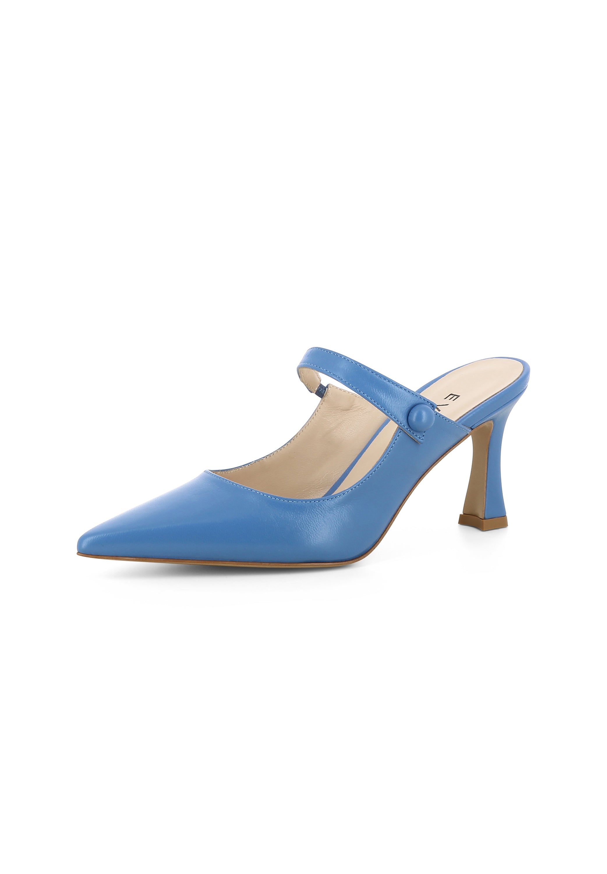 PENELOPE Damen Sling Pumps - Glattleder blau