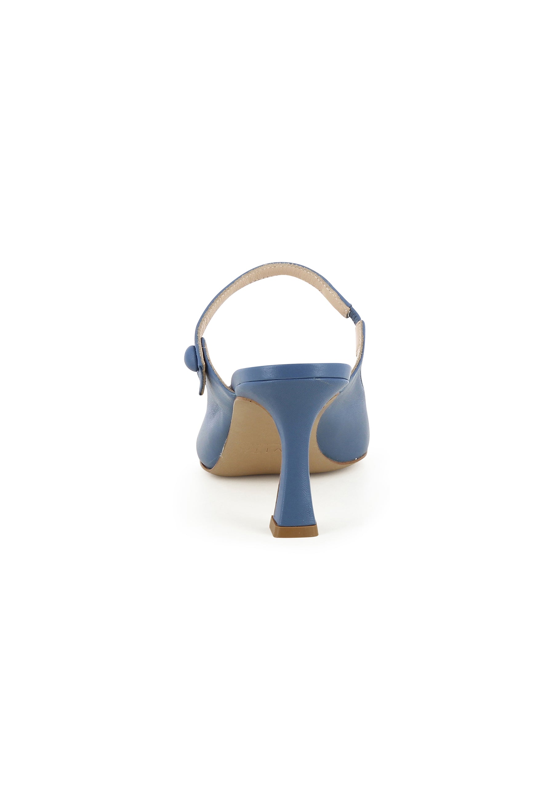 CARMELA Damen Pantolette - Glattleder blau