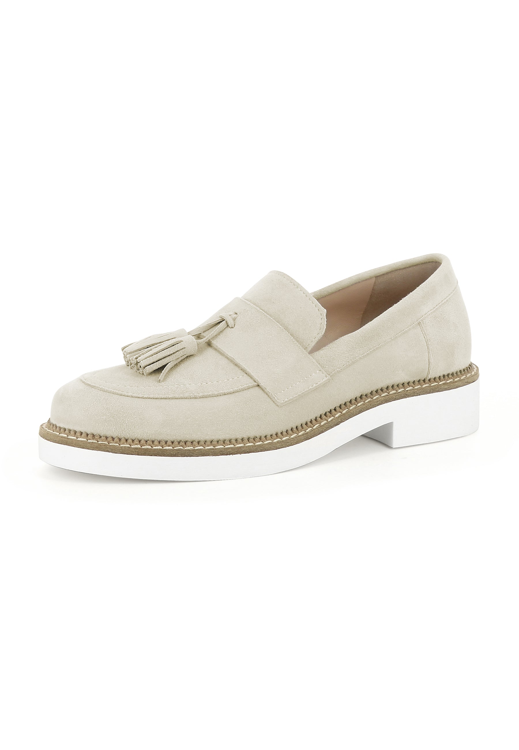 MARA Damen Slipper - Rauleder Beige