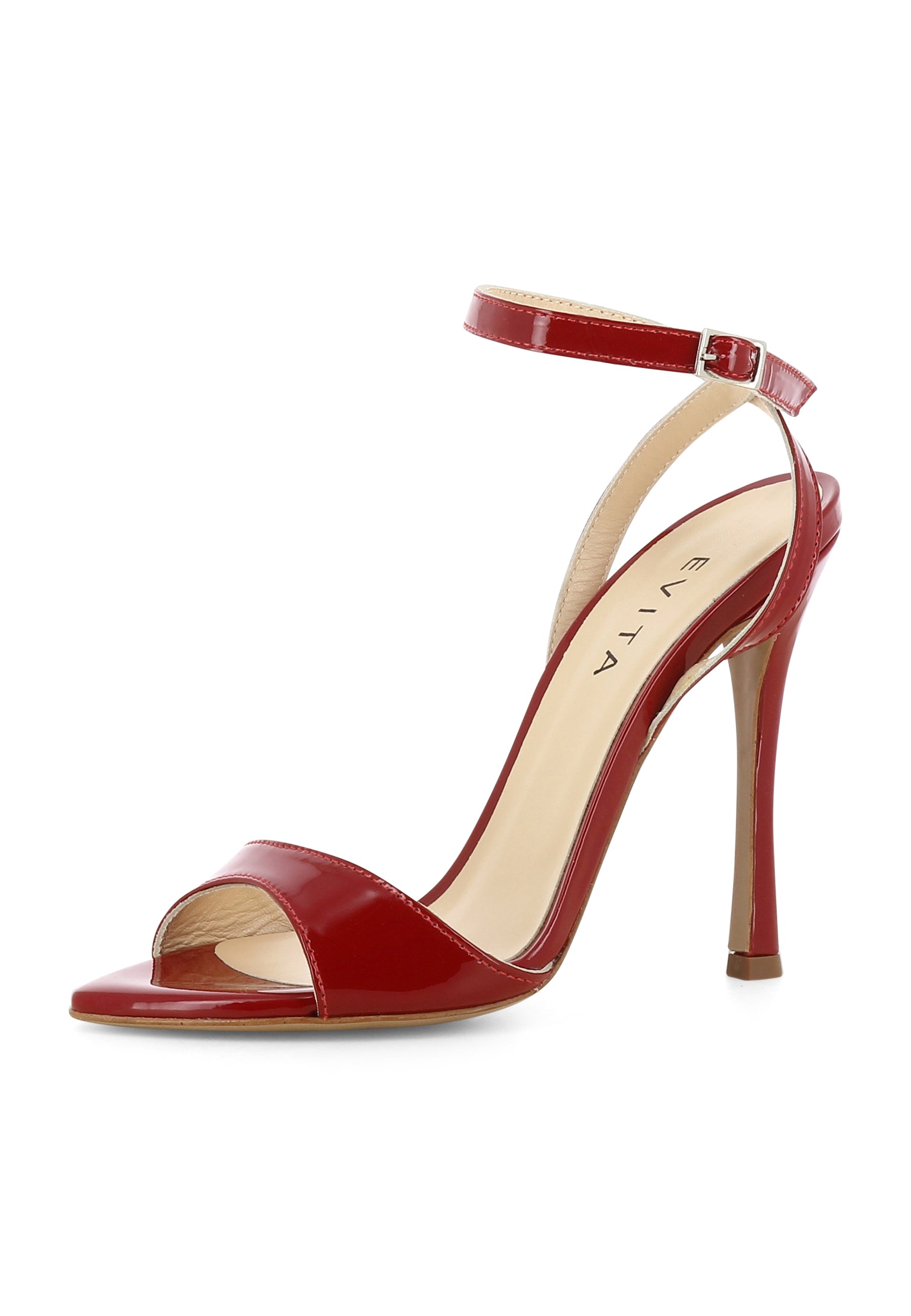 MONICA Damen Sandalette - Lackleder Rot