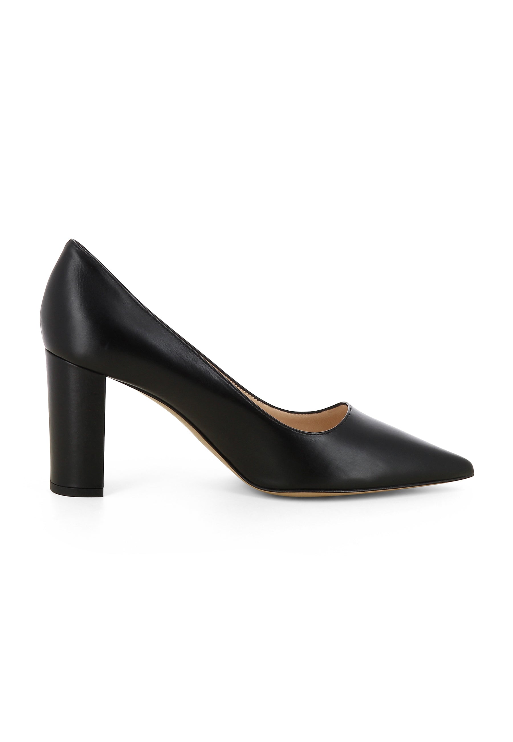 JESSICA Damen Pumps - Glattleder schwarz