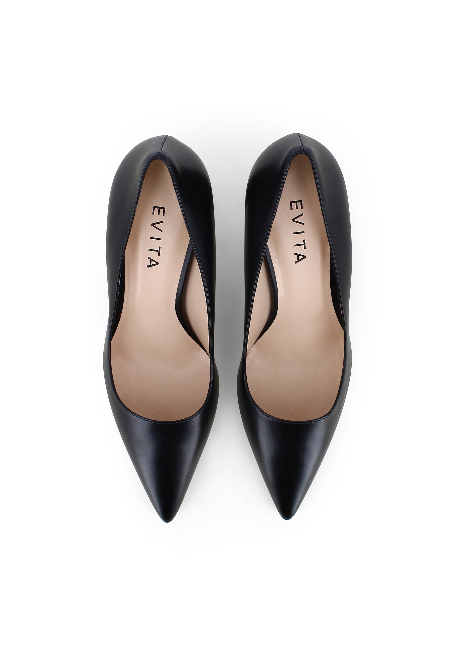JESSICA Damen Pumps - Glattleder schwarz
