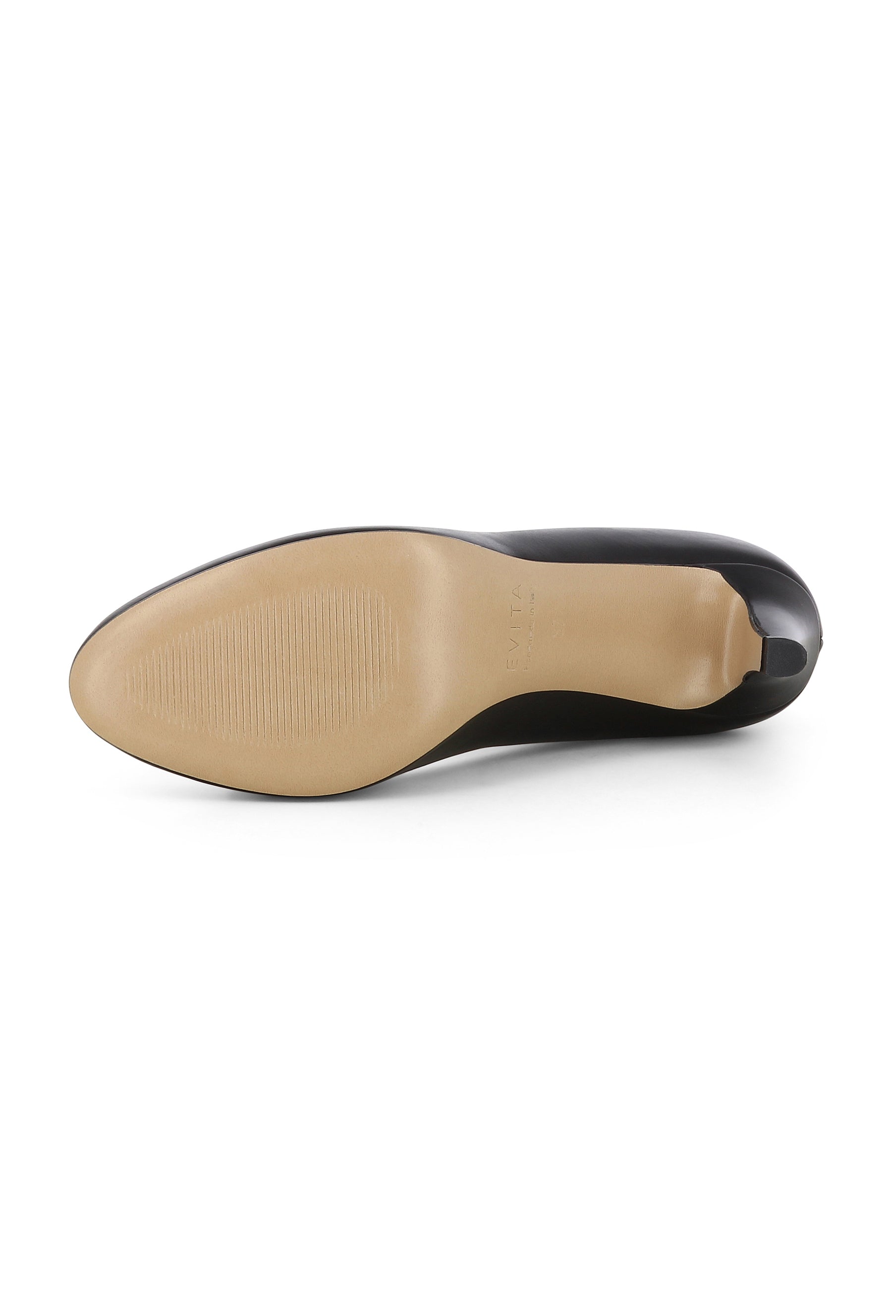 BIANCA Damen Pumps - Glattleder Schwarz