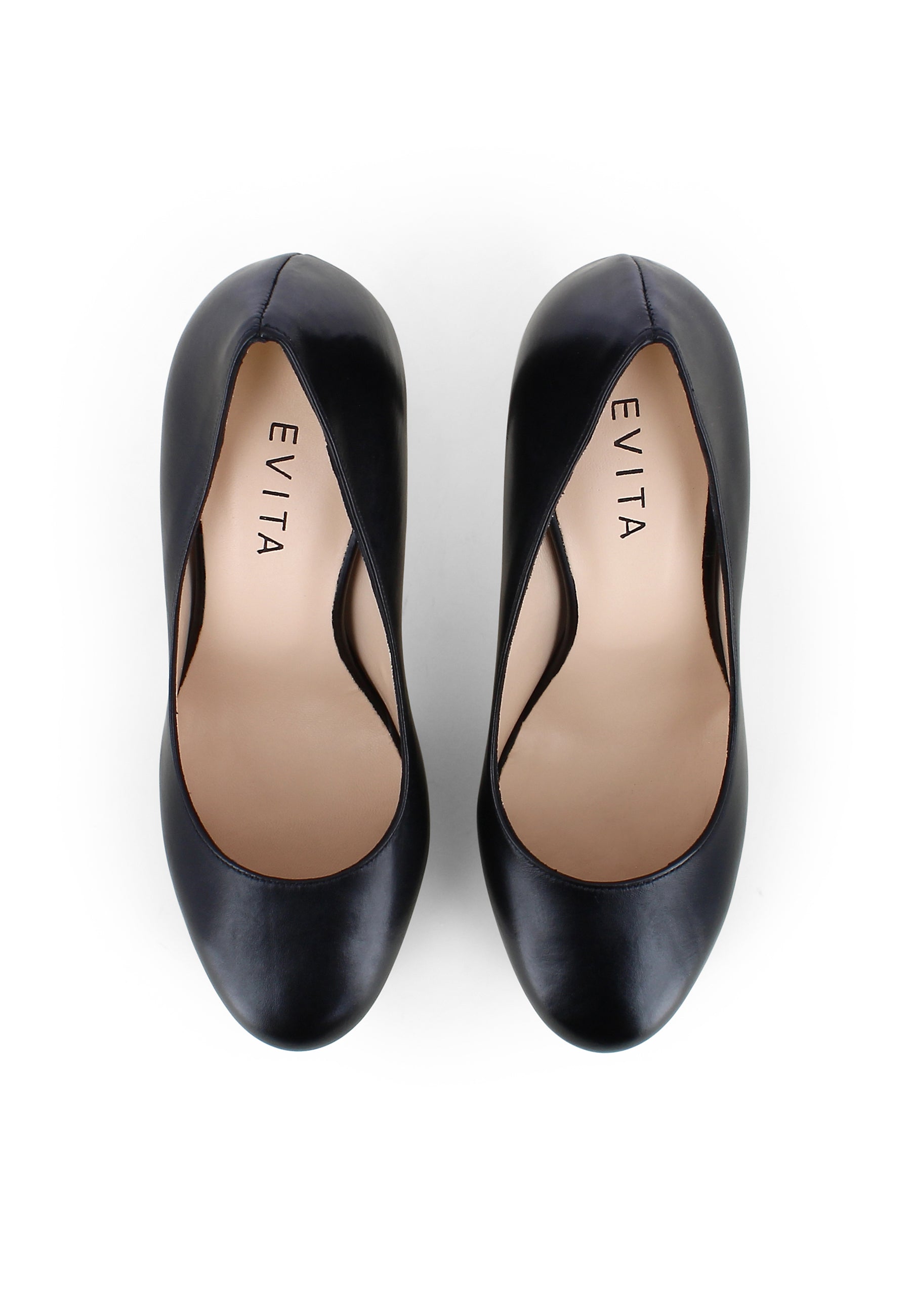 RICCARDA Damen Pumps - Glattleder schwarz