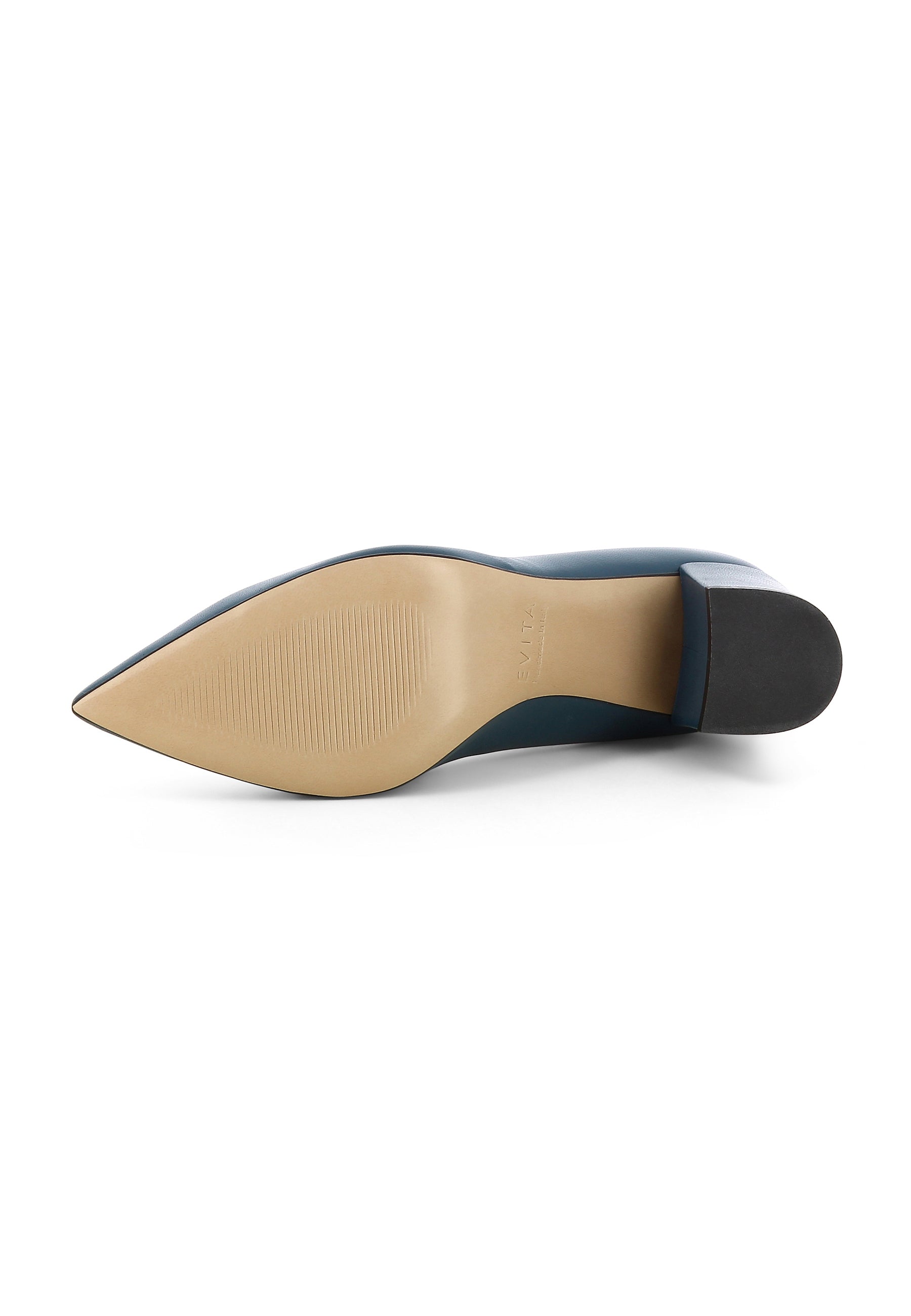 ROMINA women's pumps - smooth leather petrol