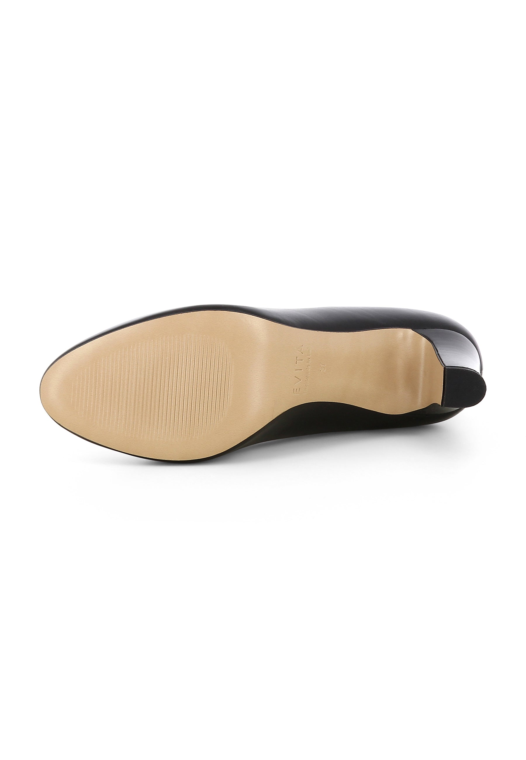 BIANCA Damen Pumps - Glattleder Schwarz