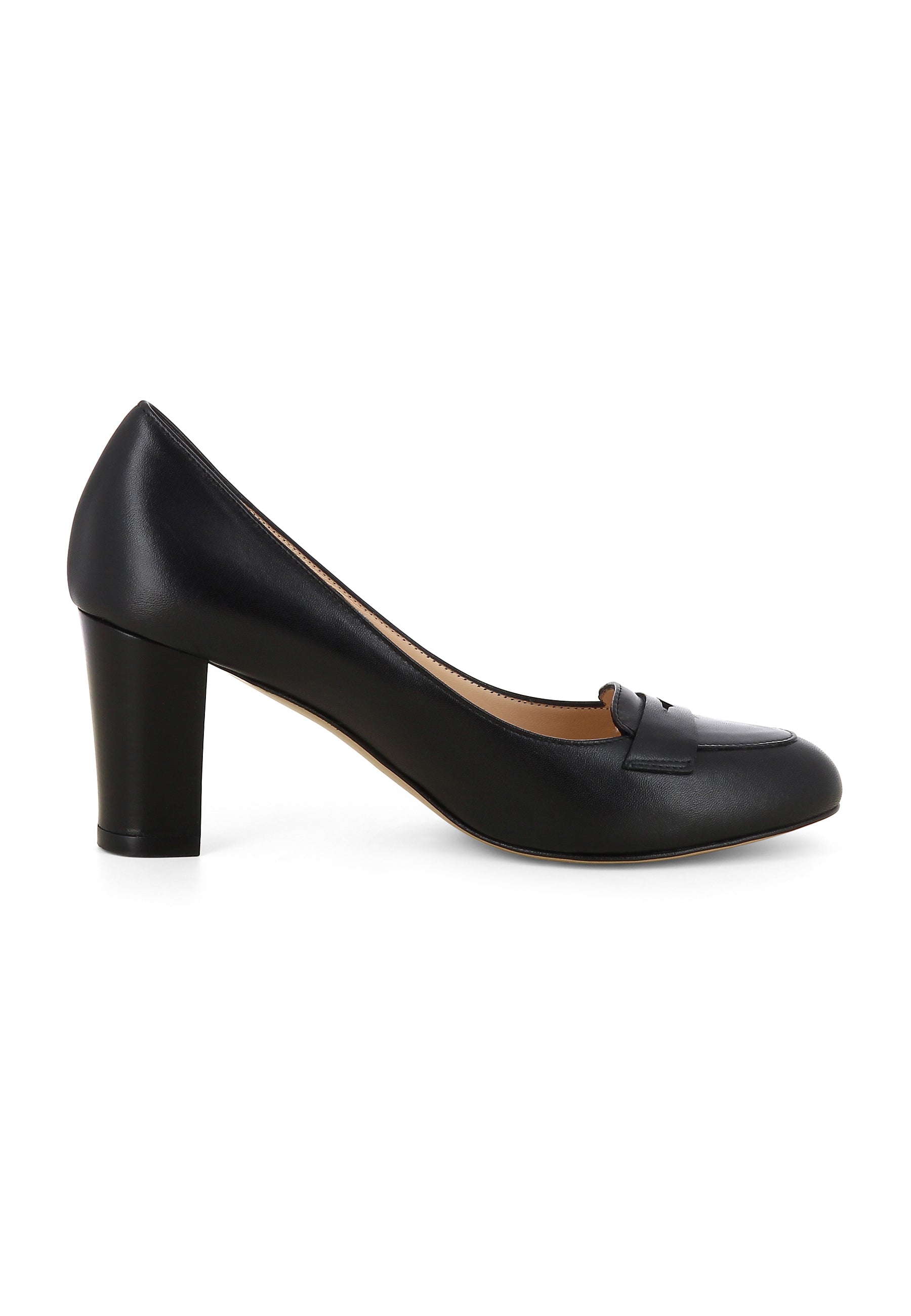 BIANCA Damen Pumps - Glattleder schwarz
