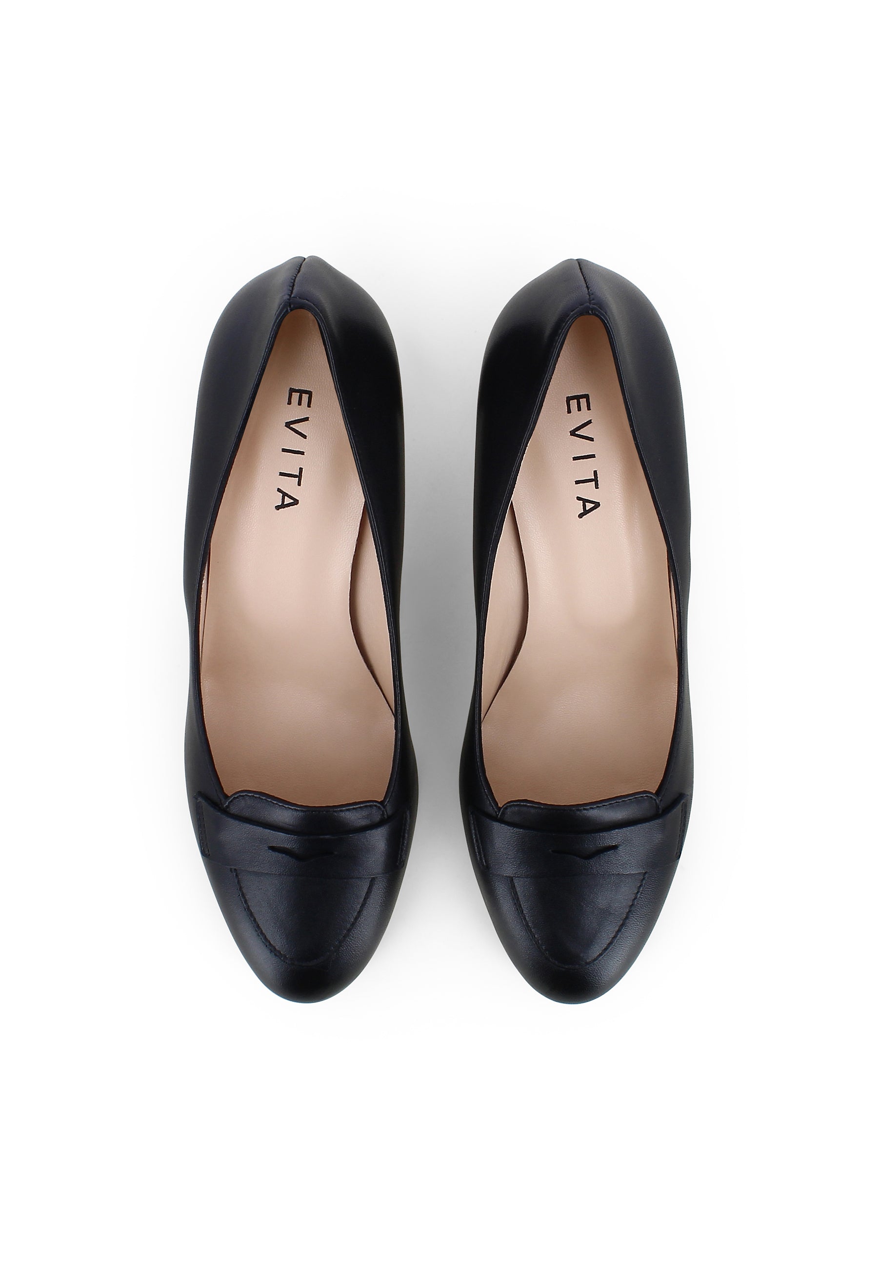 BIANCA Damen Pumps - Glattleder schwarz