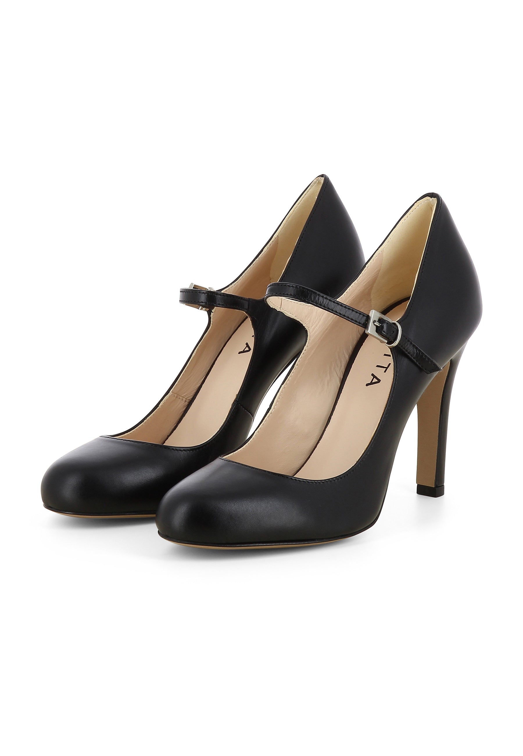 CRISTINA Damen Pumps - Glattleder schwarz