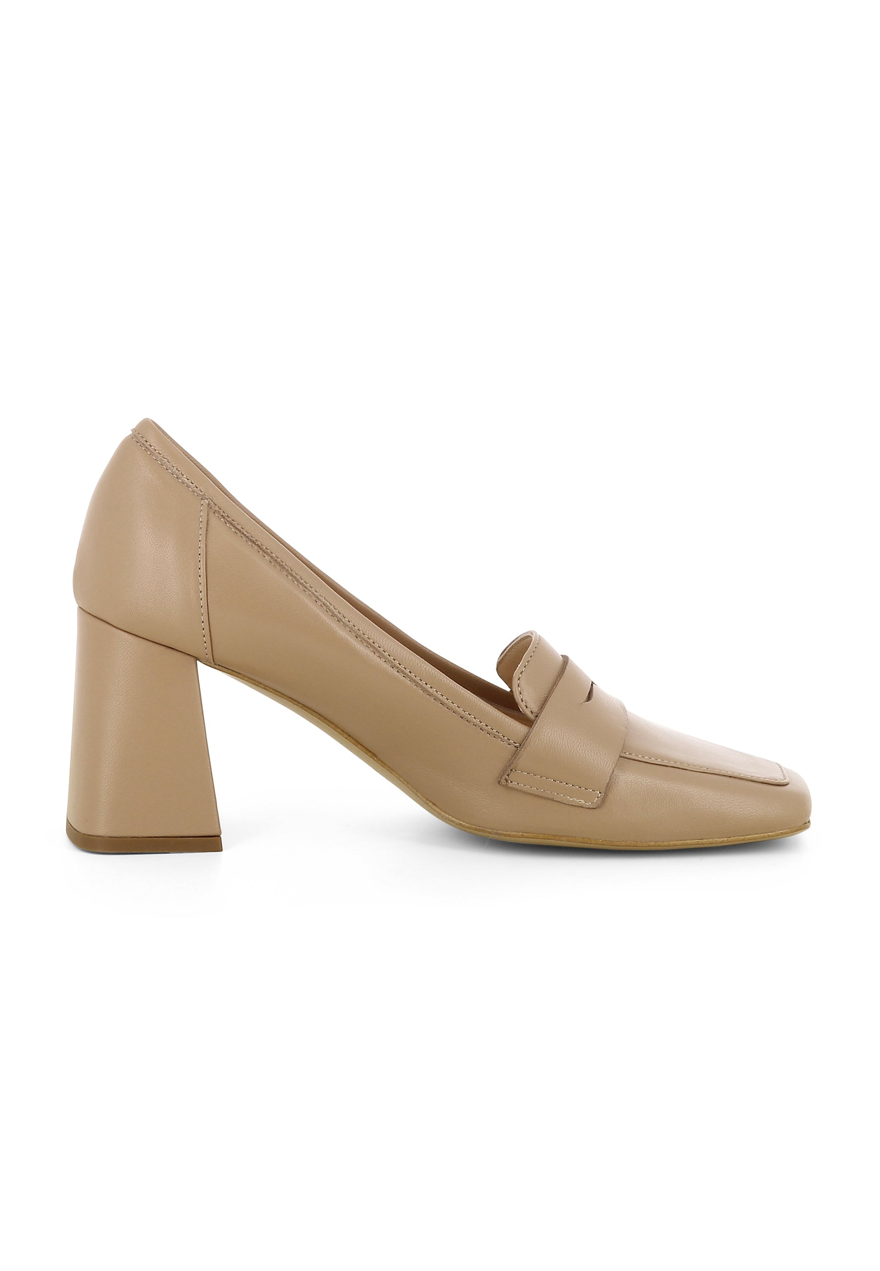 GINA Damen Pumps - Glattleder beige
