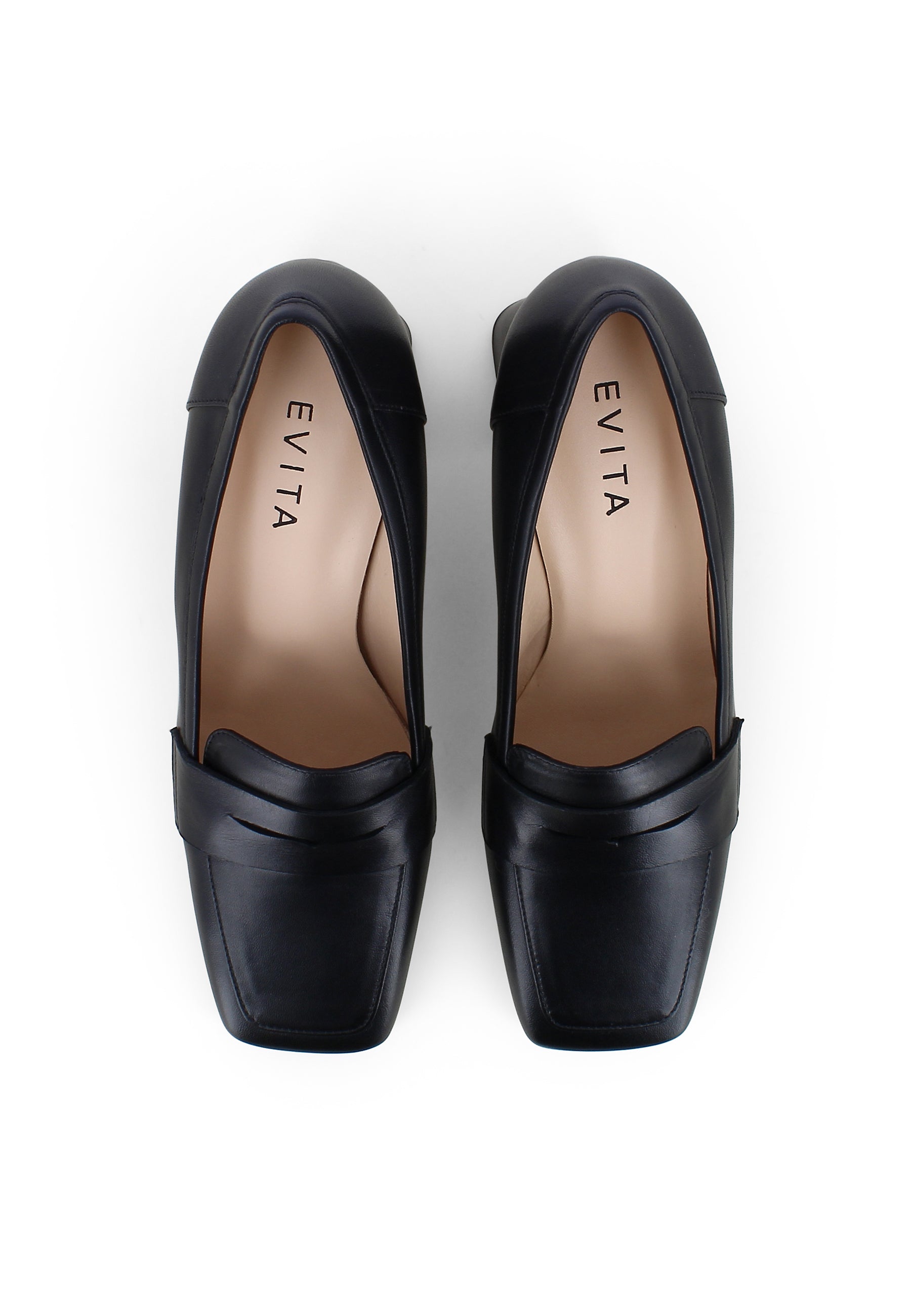 GINA Damen Pumps - Glattleder schwarz