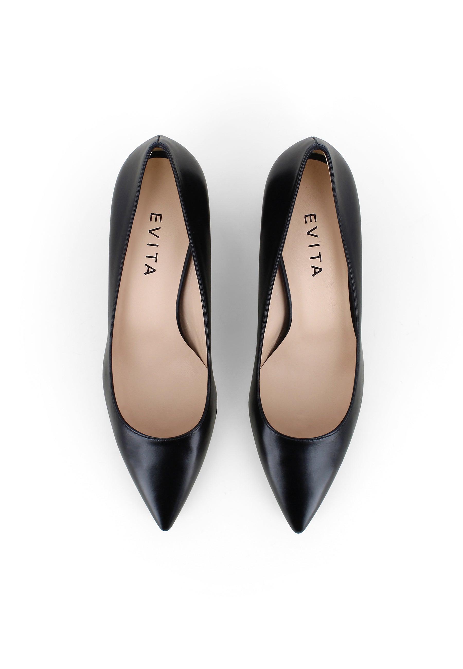 ROMINA Damen Pumps - Glattleder schwarz