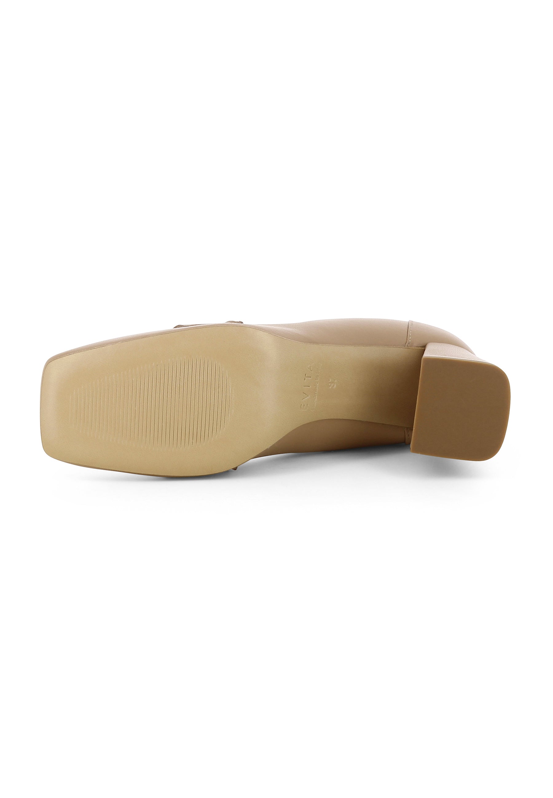 GINA Damen Pumps - Glattleder beige