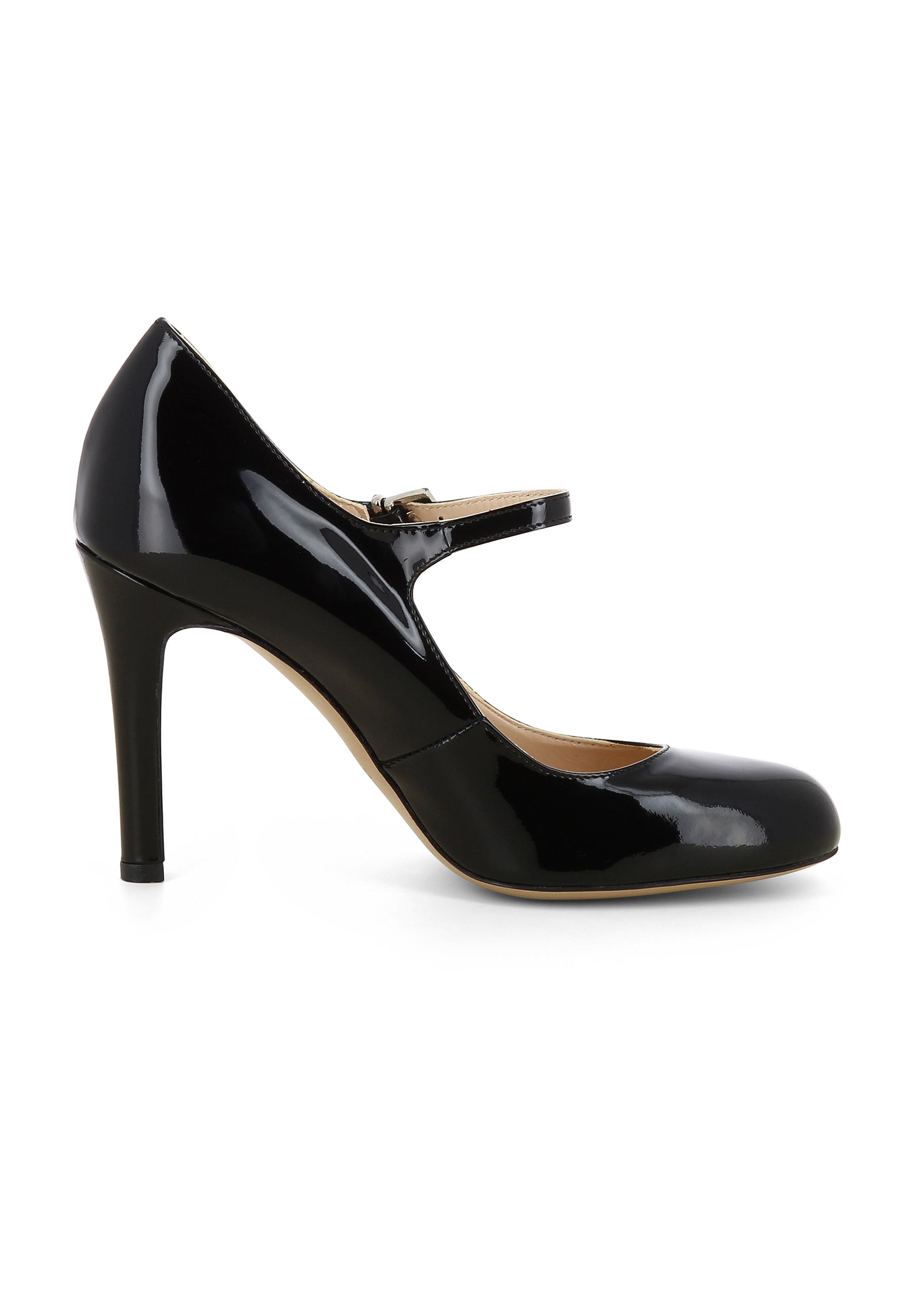 CRISTINA Damen Pumps - Lackleder Schwarz