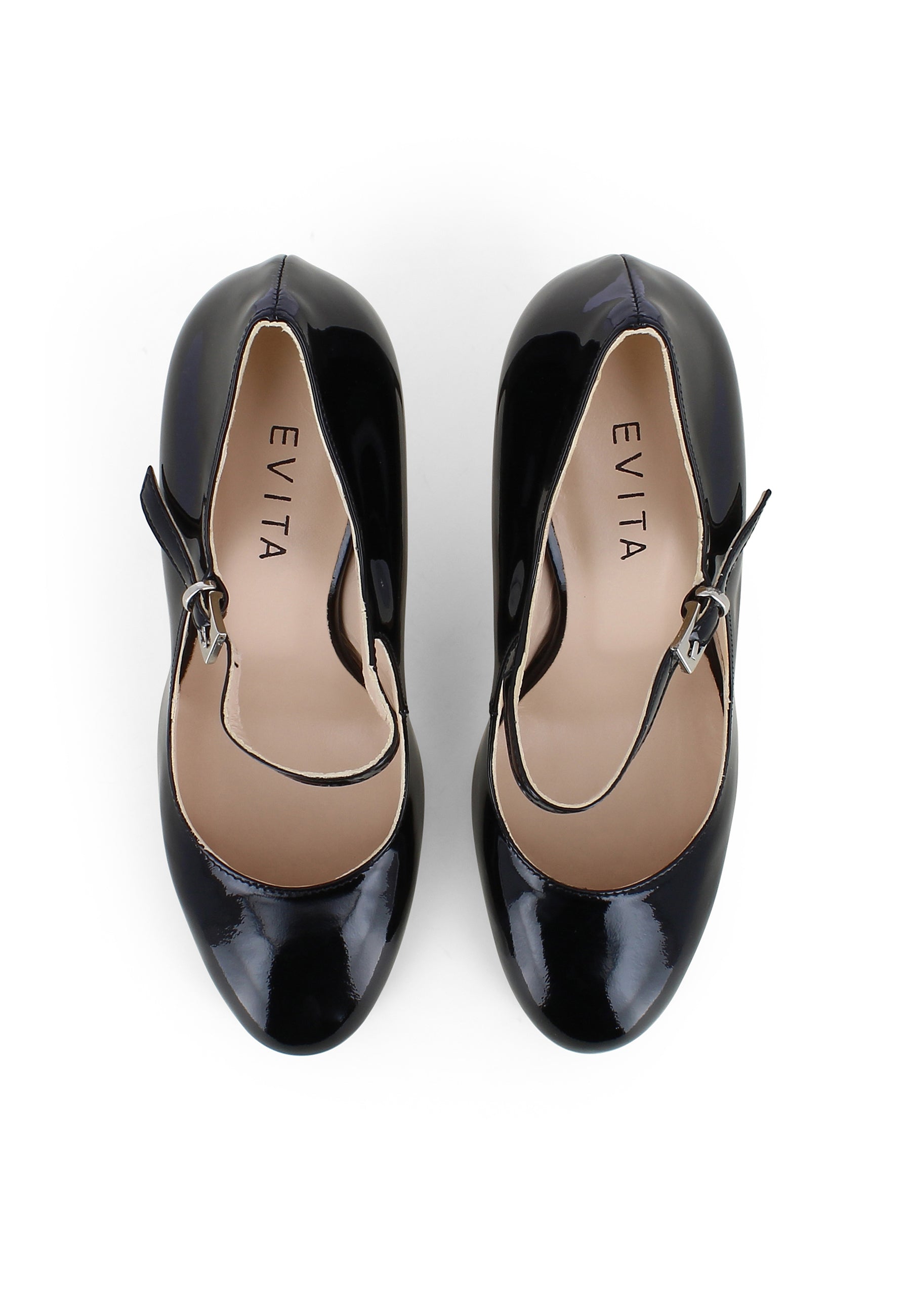 CRISTINA Damen Pumps - Lackleder schwarz
