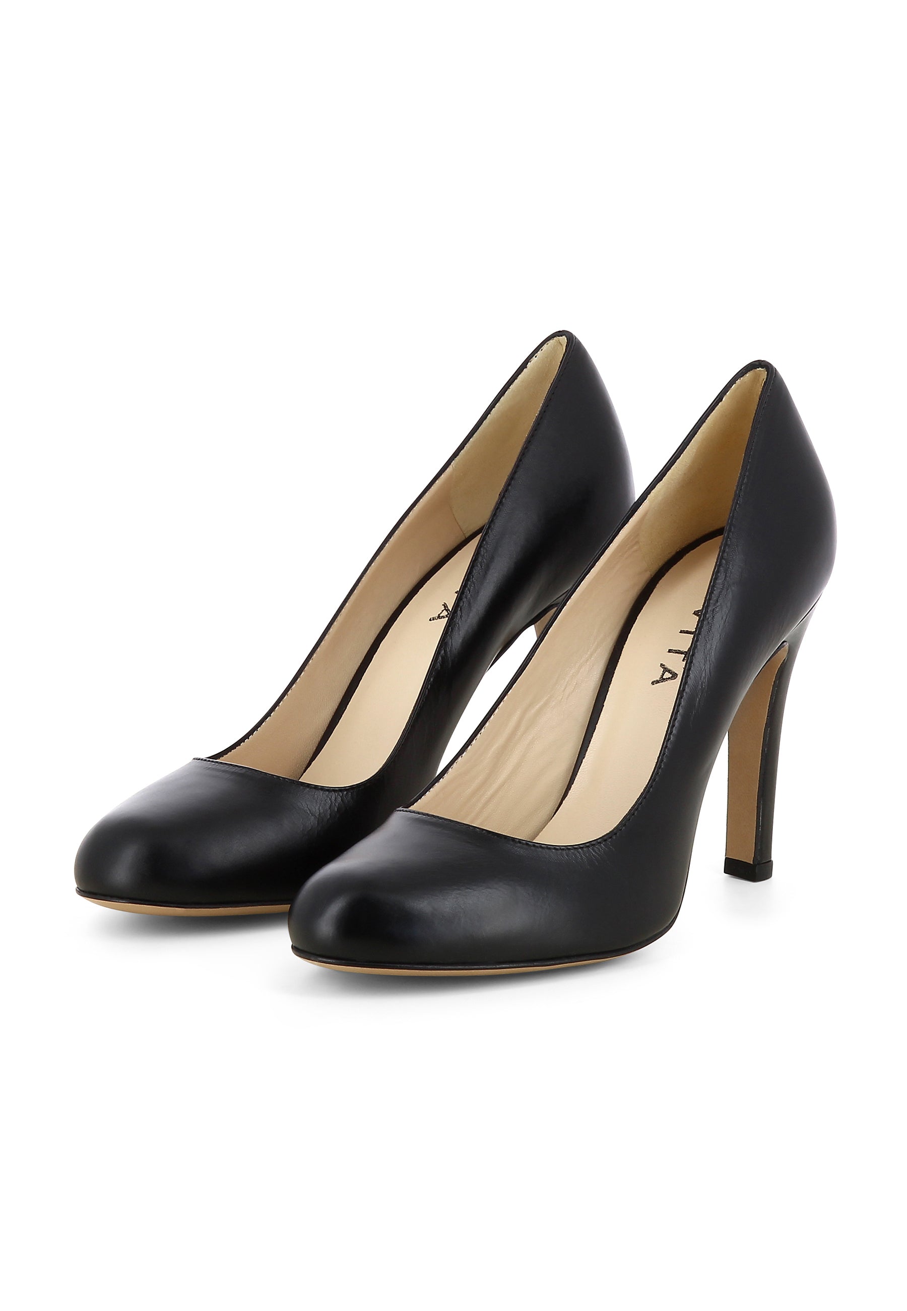CRISTINA Damen Pumps - Glattleder schwarz
