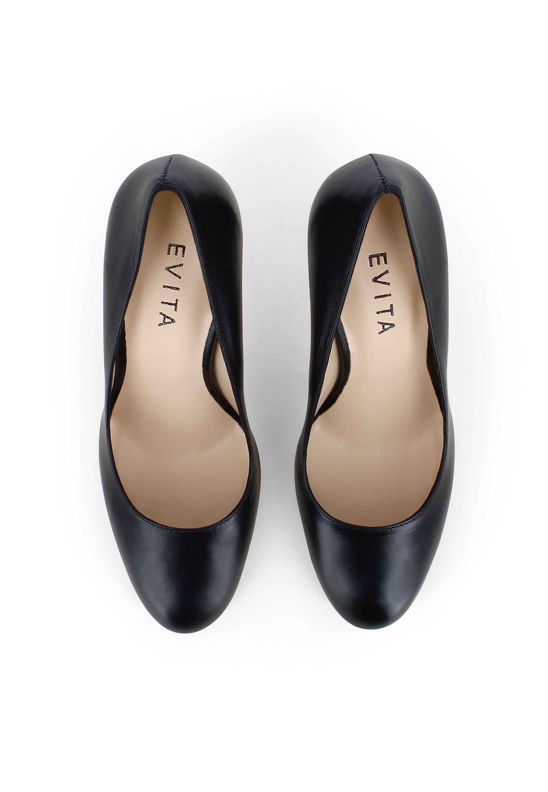 CRISTINA Damen Pumps - Glattleder schwarz