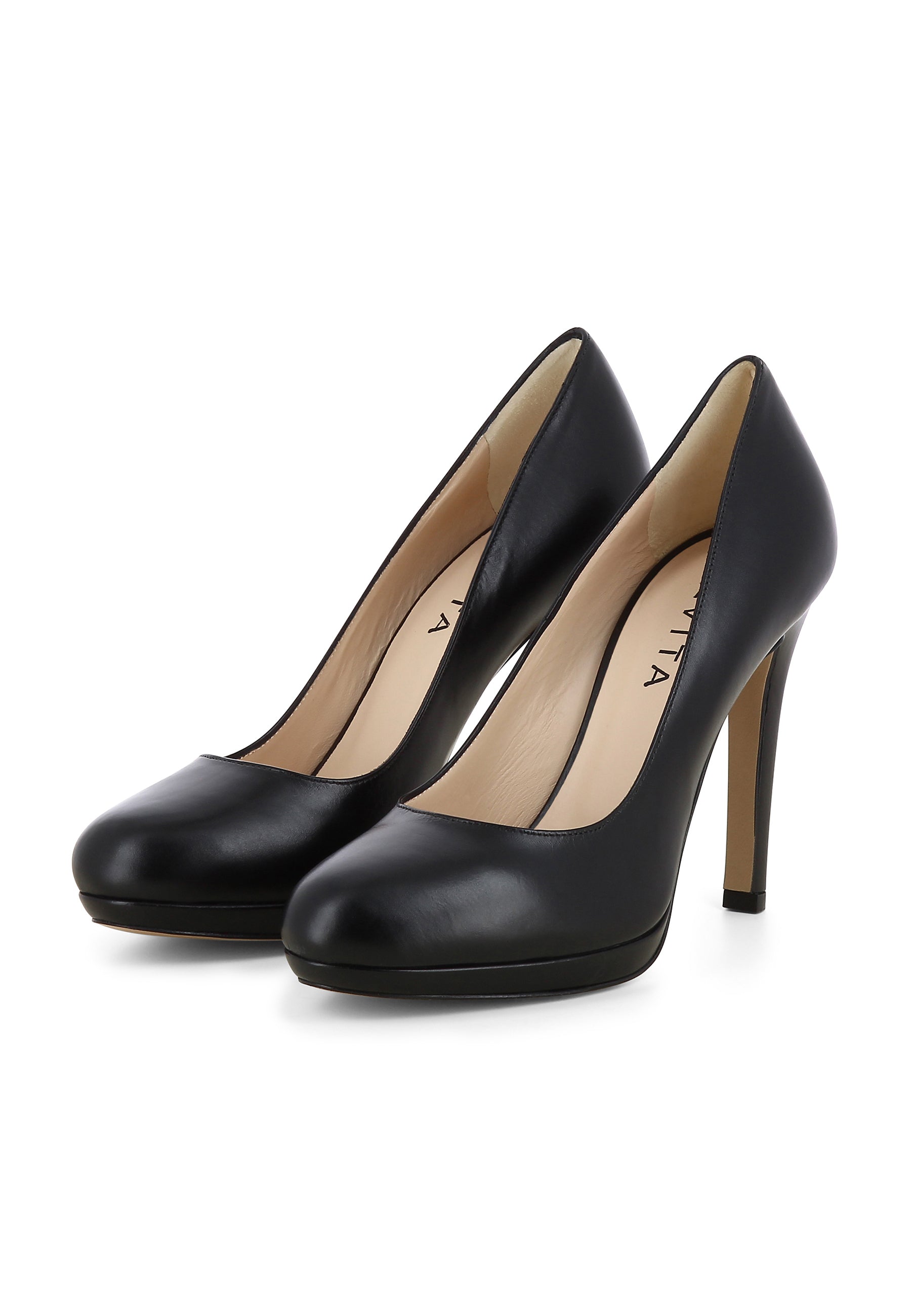 CRISTINA Damen Pumps - Glattleder schwarz