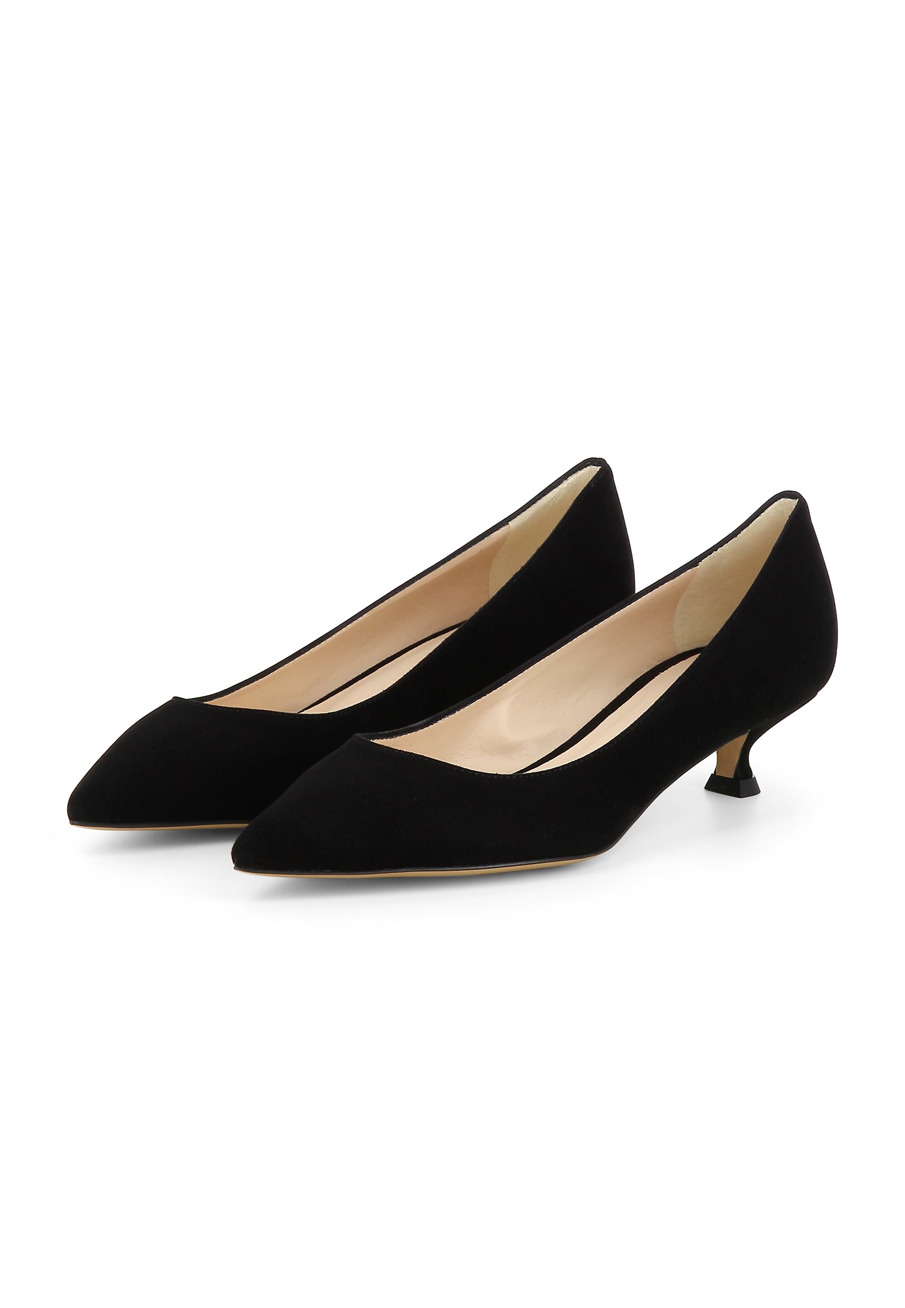 GIORGIA Damen Pumps - Rauleder schwarz
