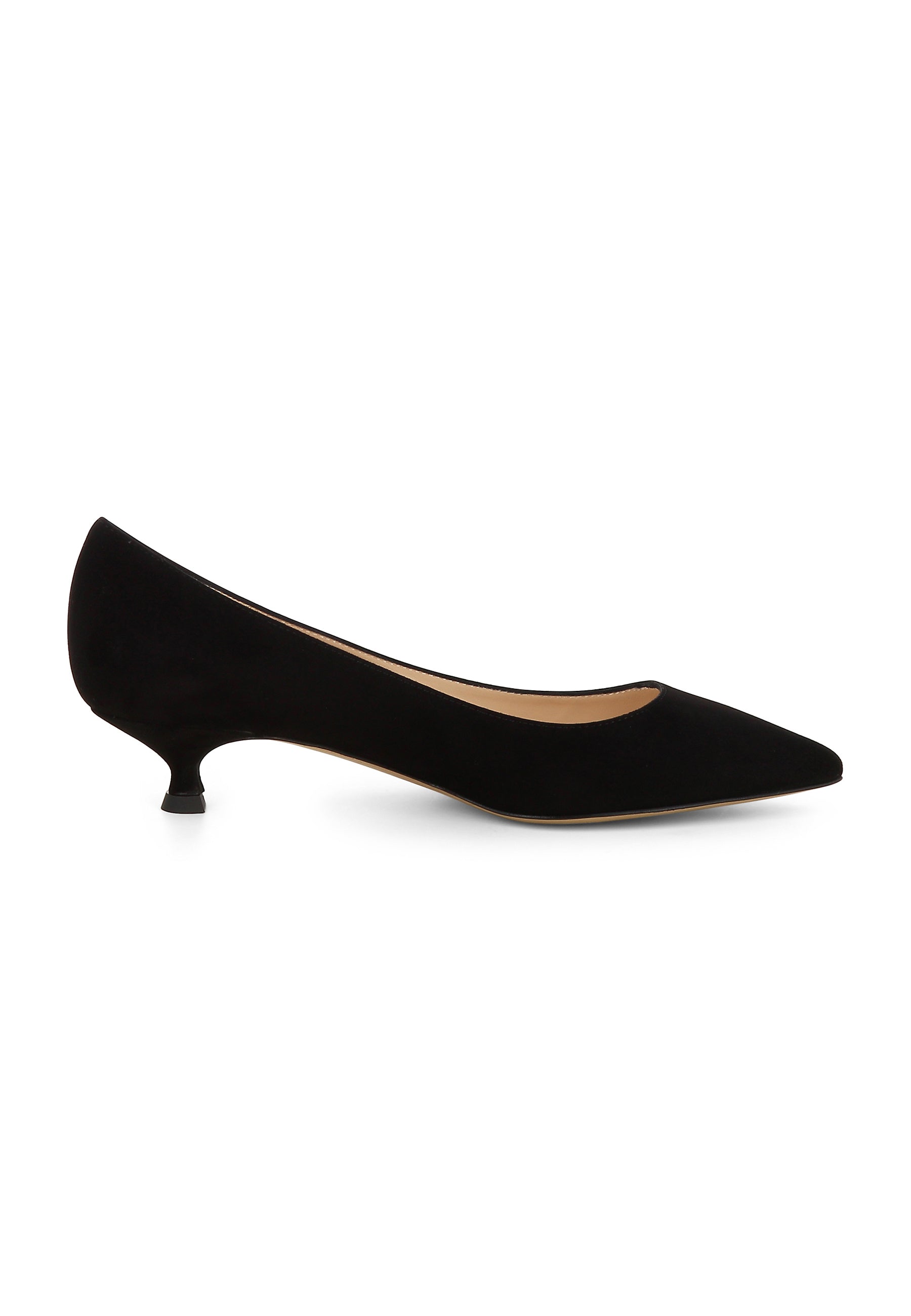GIORGIA Damen Pumps - Rauleder schwarz