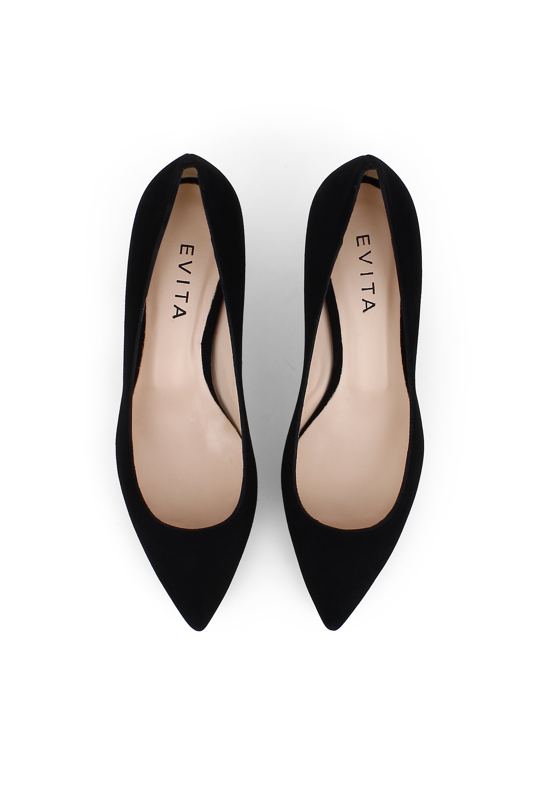 GIORGIA Damen Pumps - Rauleder schwarz