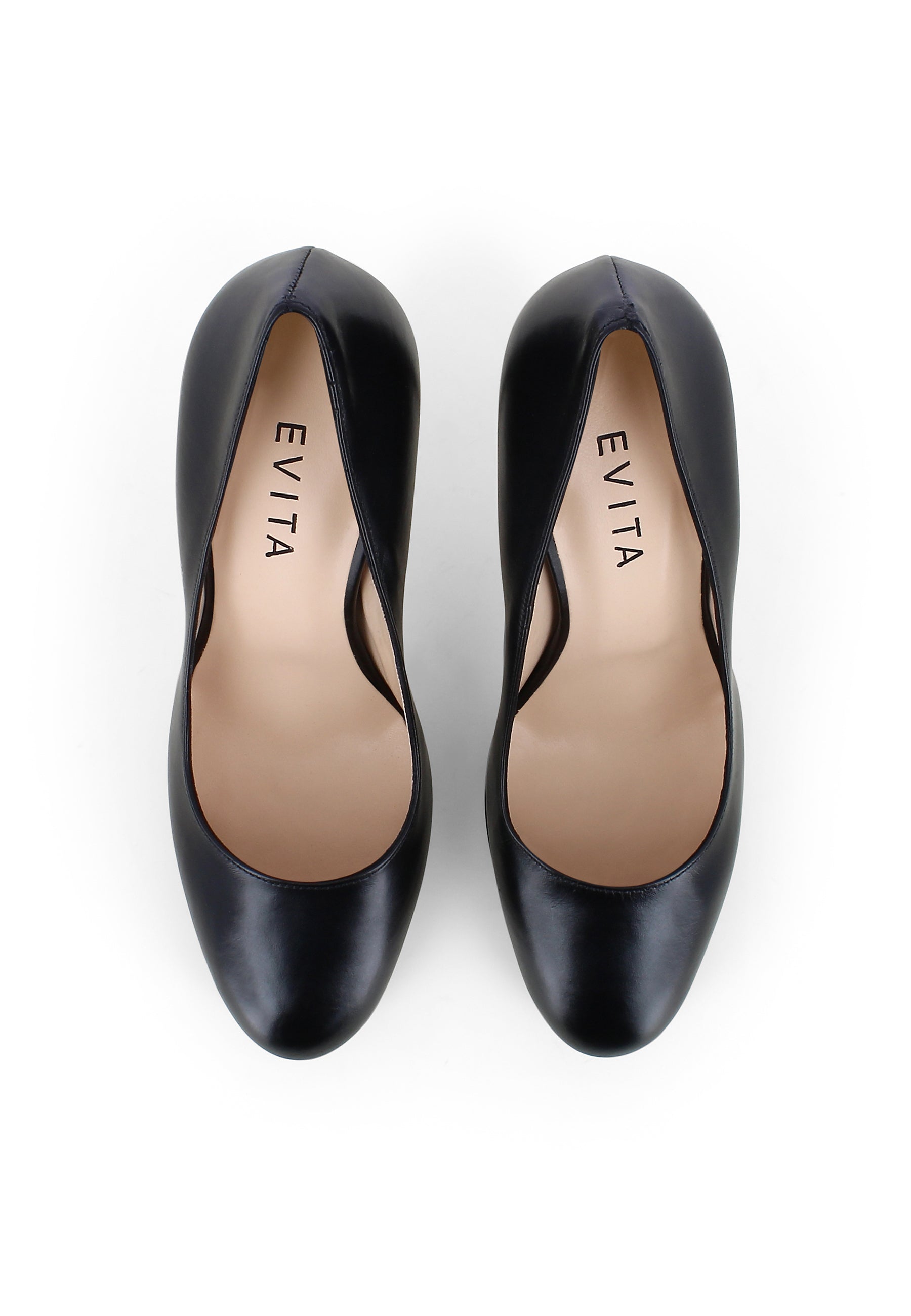 CRISTINA Damen Pumps - Glattleder schwarz