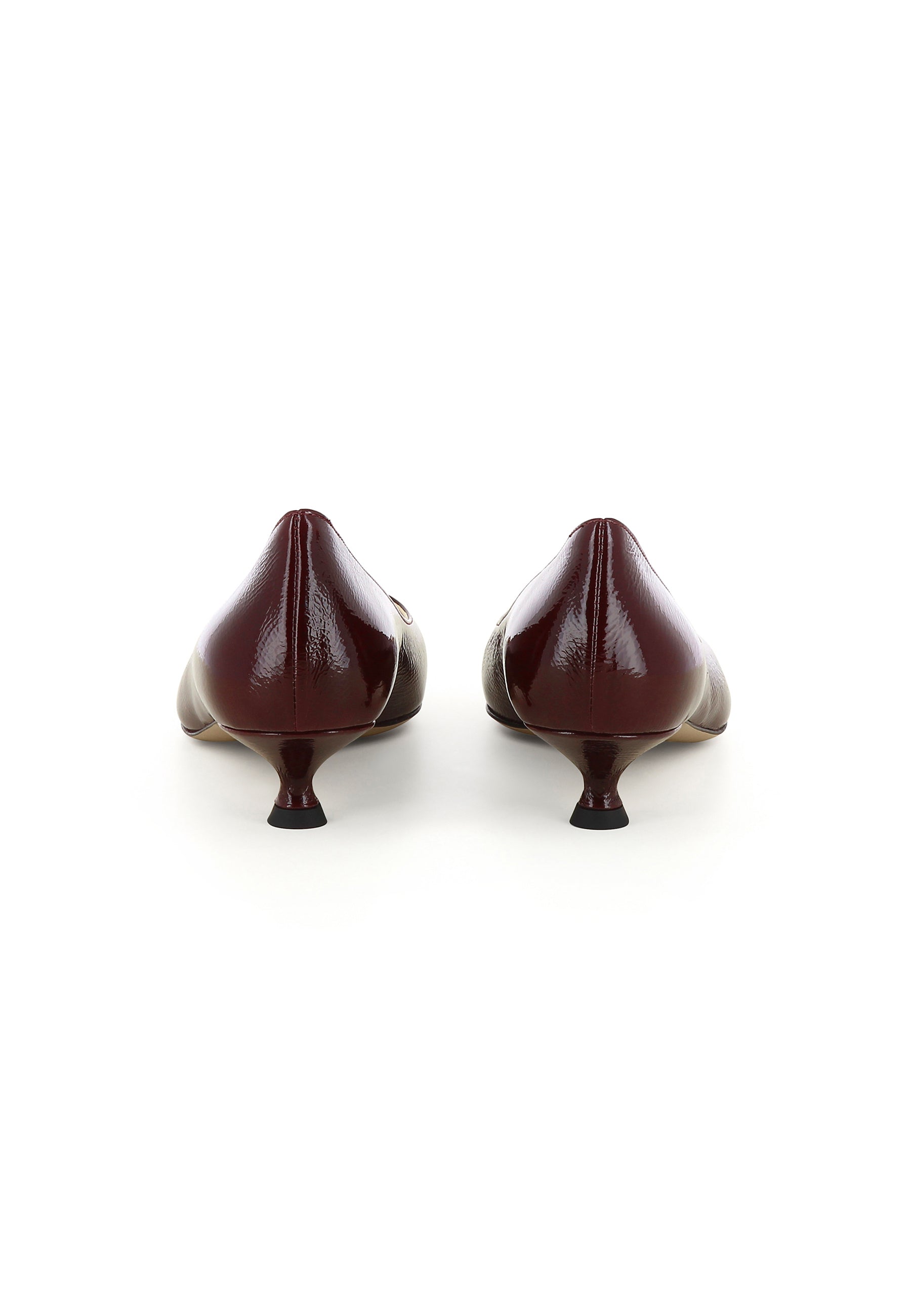 GIORGIA Damen Pumps  -  Lackleder Mit Prägung bordeaux