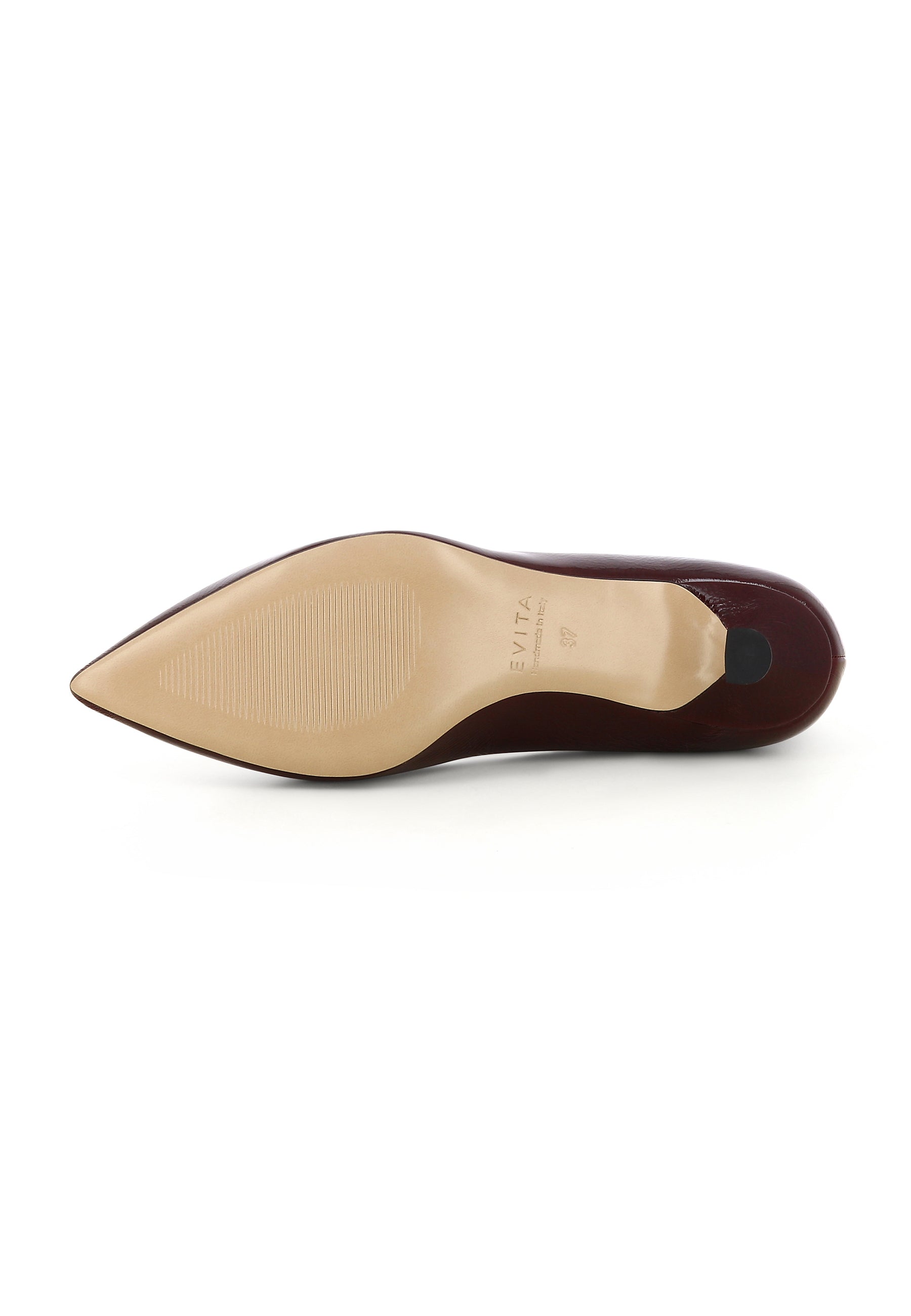 GIORGIA Damen Pumps  -  Lackleder Mit Prägung bordeaux