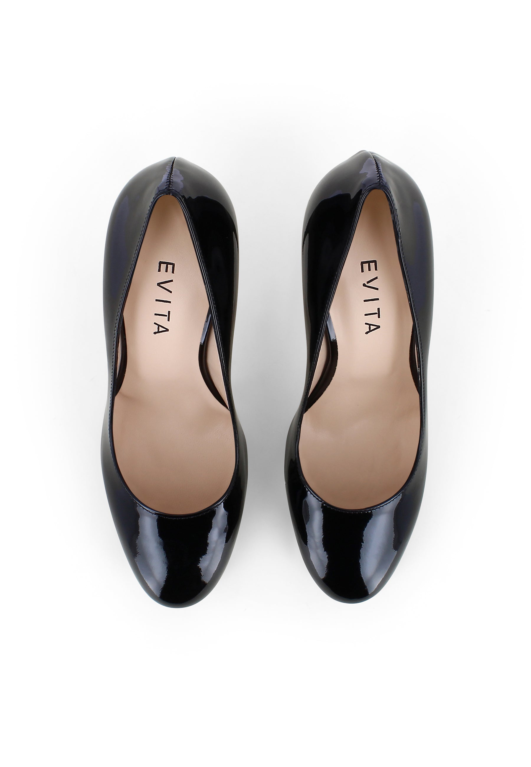 CRISTINA Damen Pumps - Lackleder schwarz