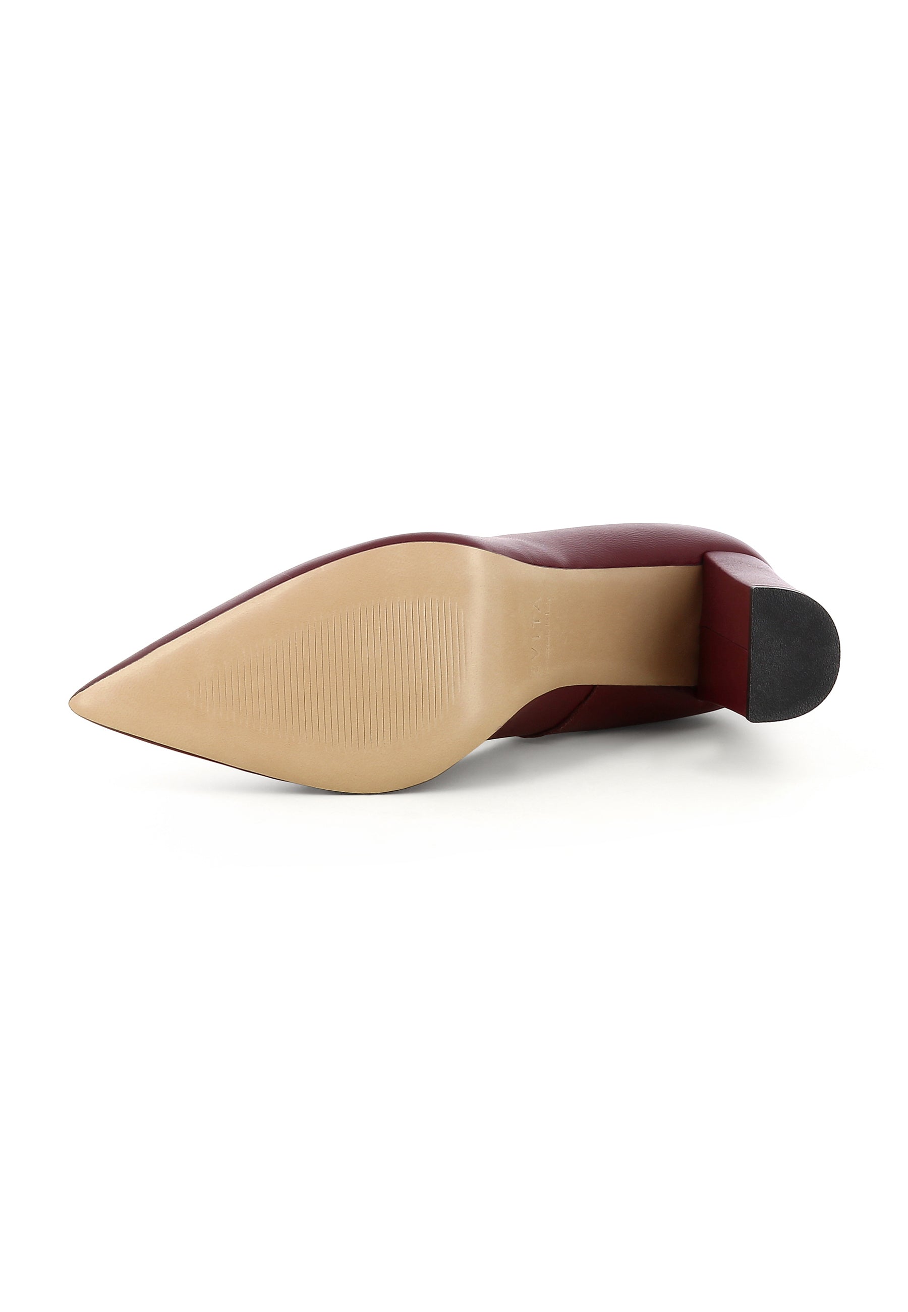 NATALIA Damen Pumps - Glattleder bordeaux
