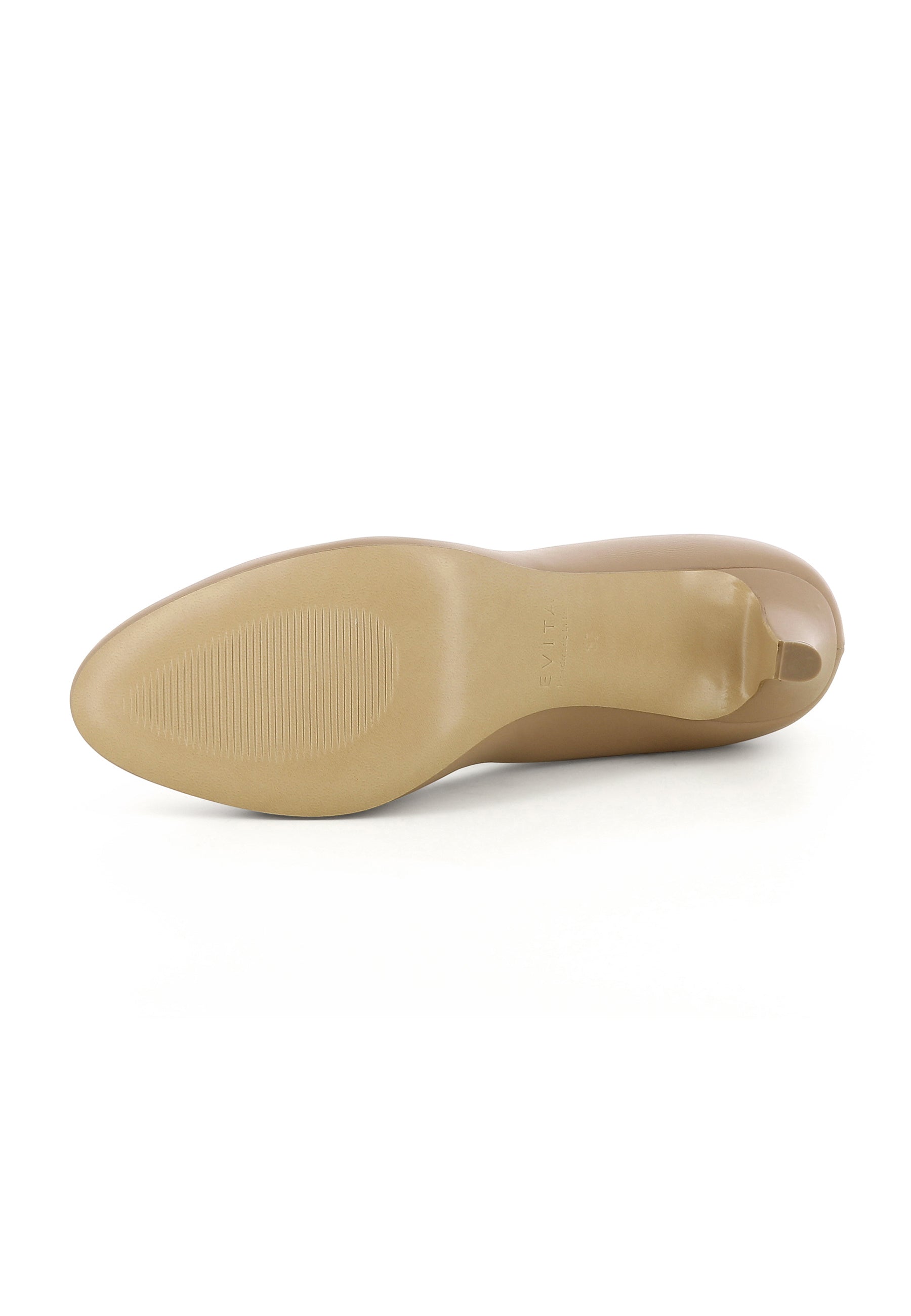 BIANCA women's pumps - smooth leather beige