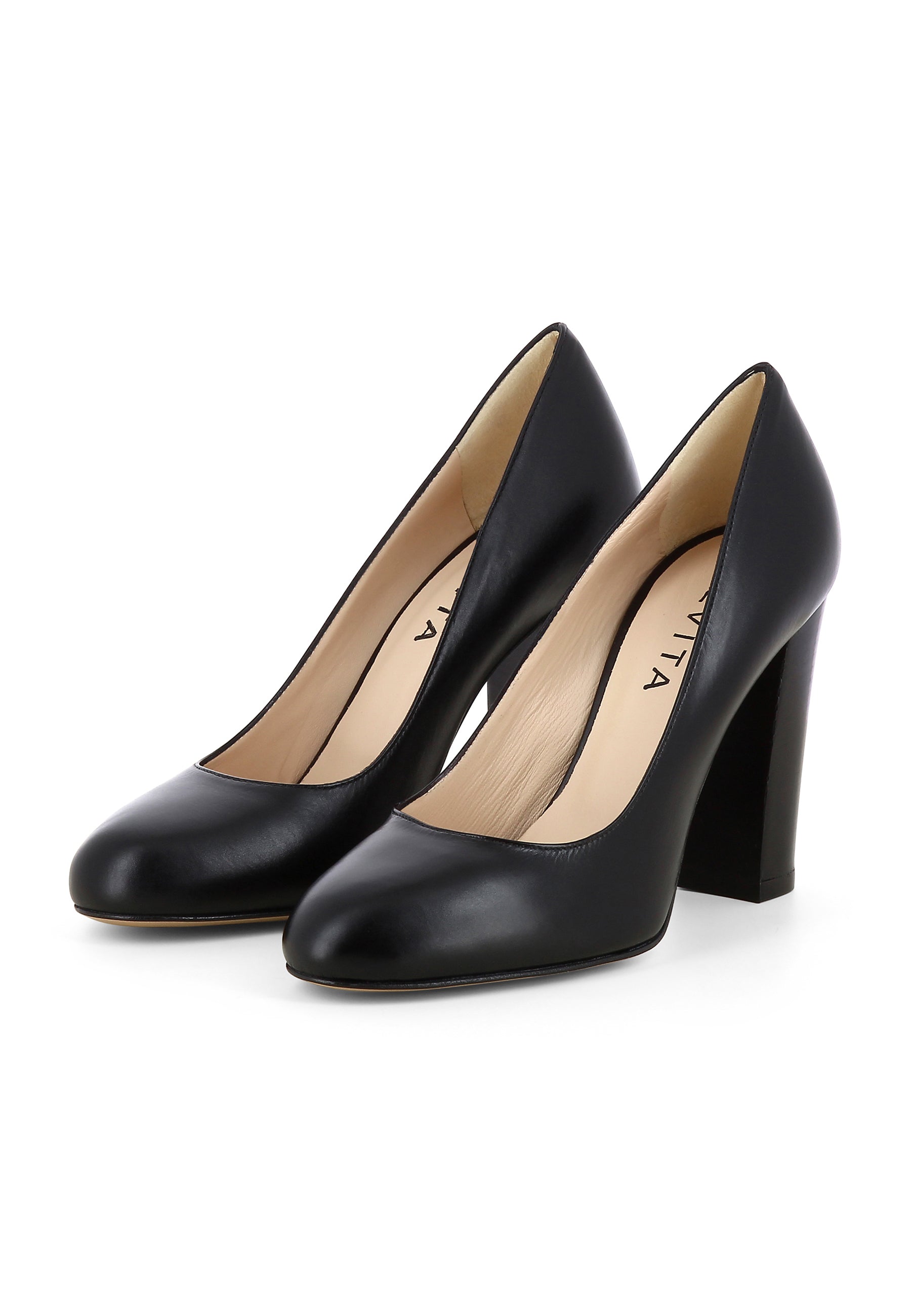 CRISTINA Damen Pumps - Glattleder schwarz