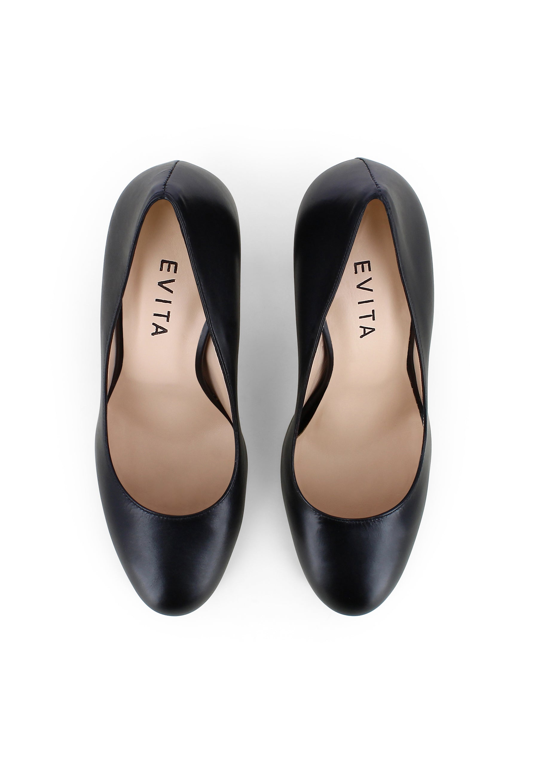 CRISTINA Damen Pumps - Glattleder schwarz