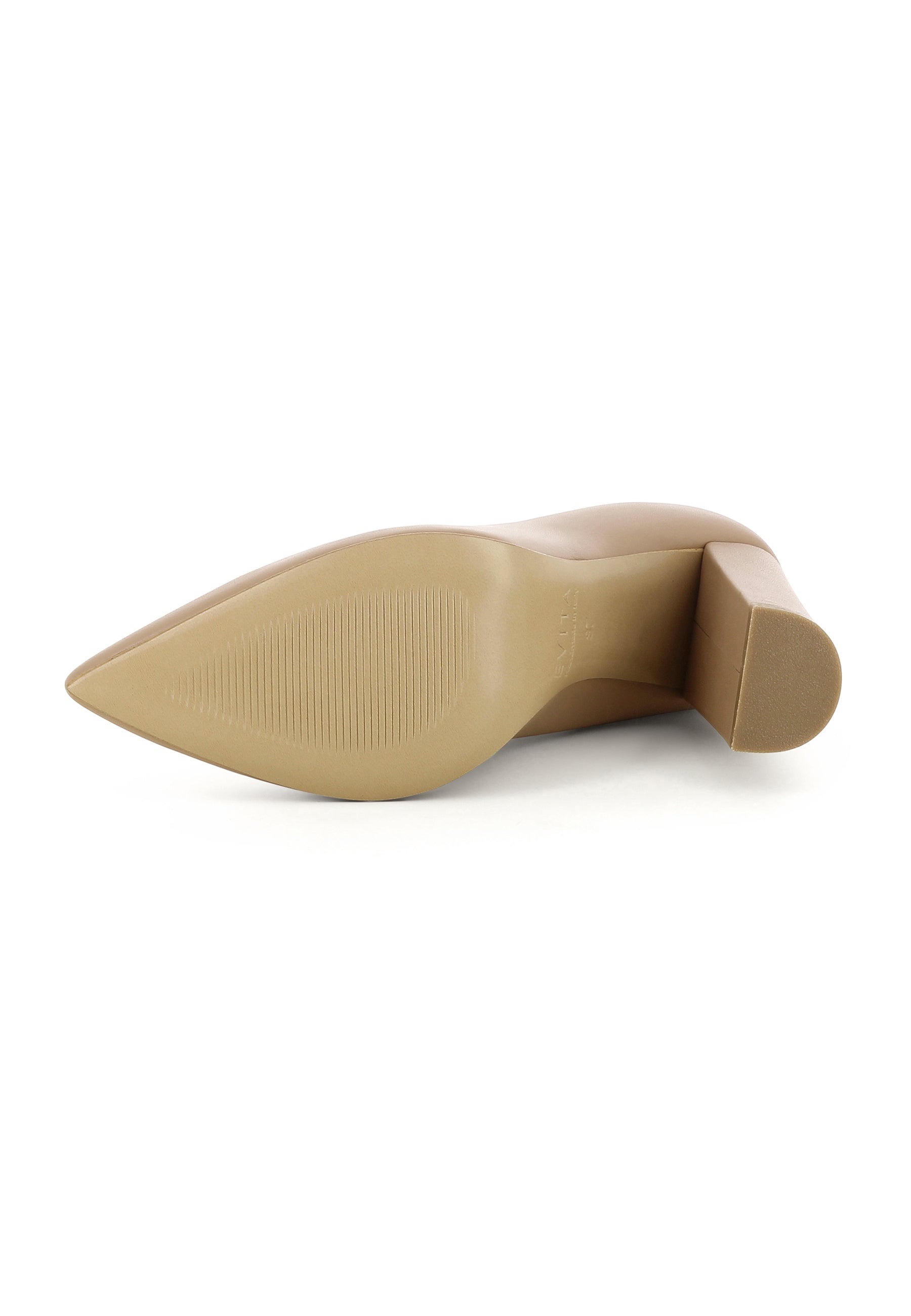 ALINA women's pumps - smooth leather beige