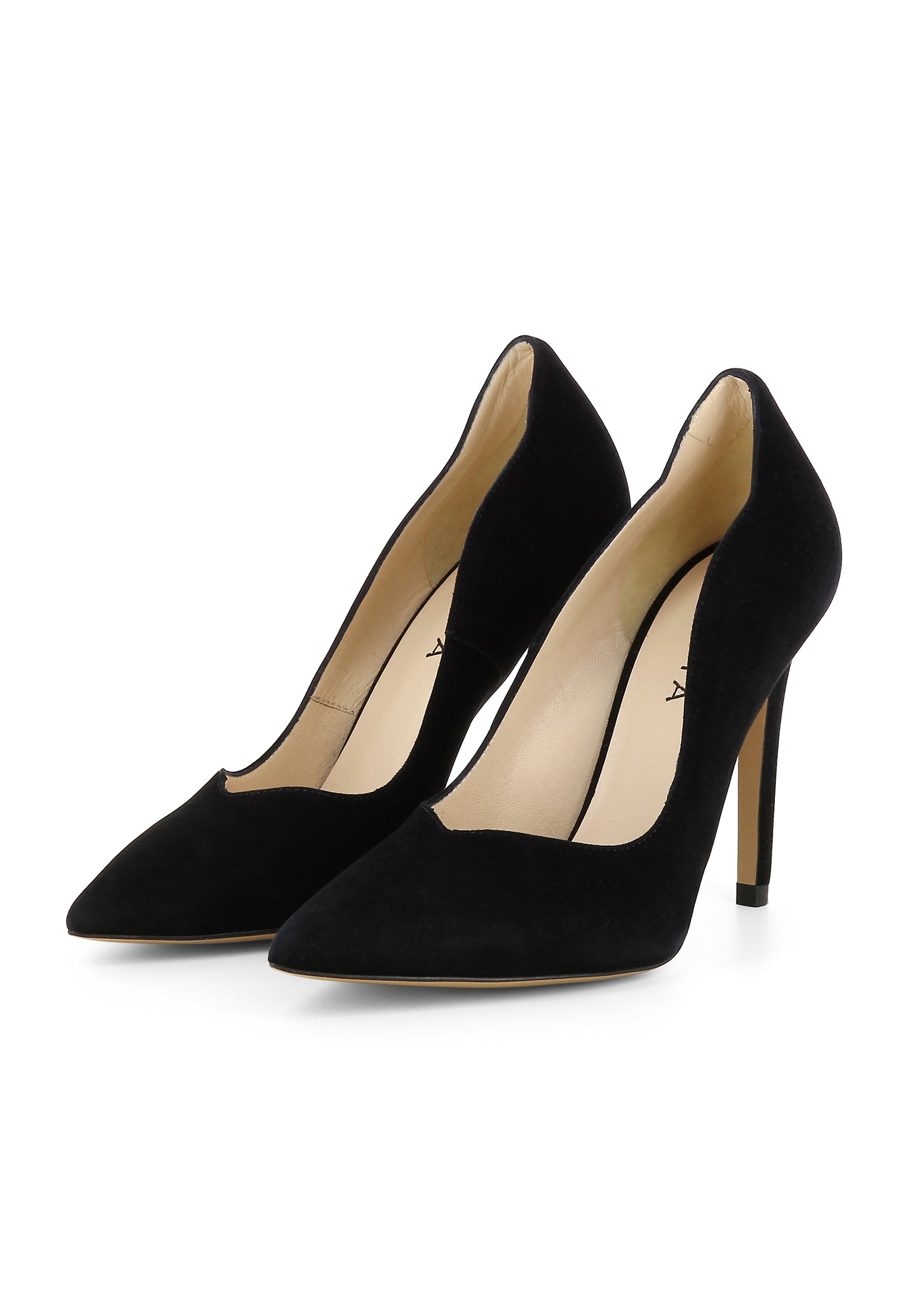 ALINA women's pumps - black suede