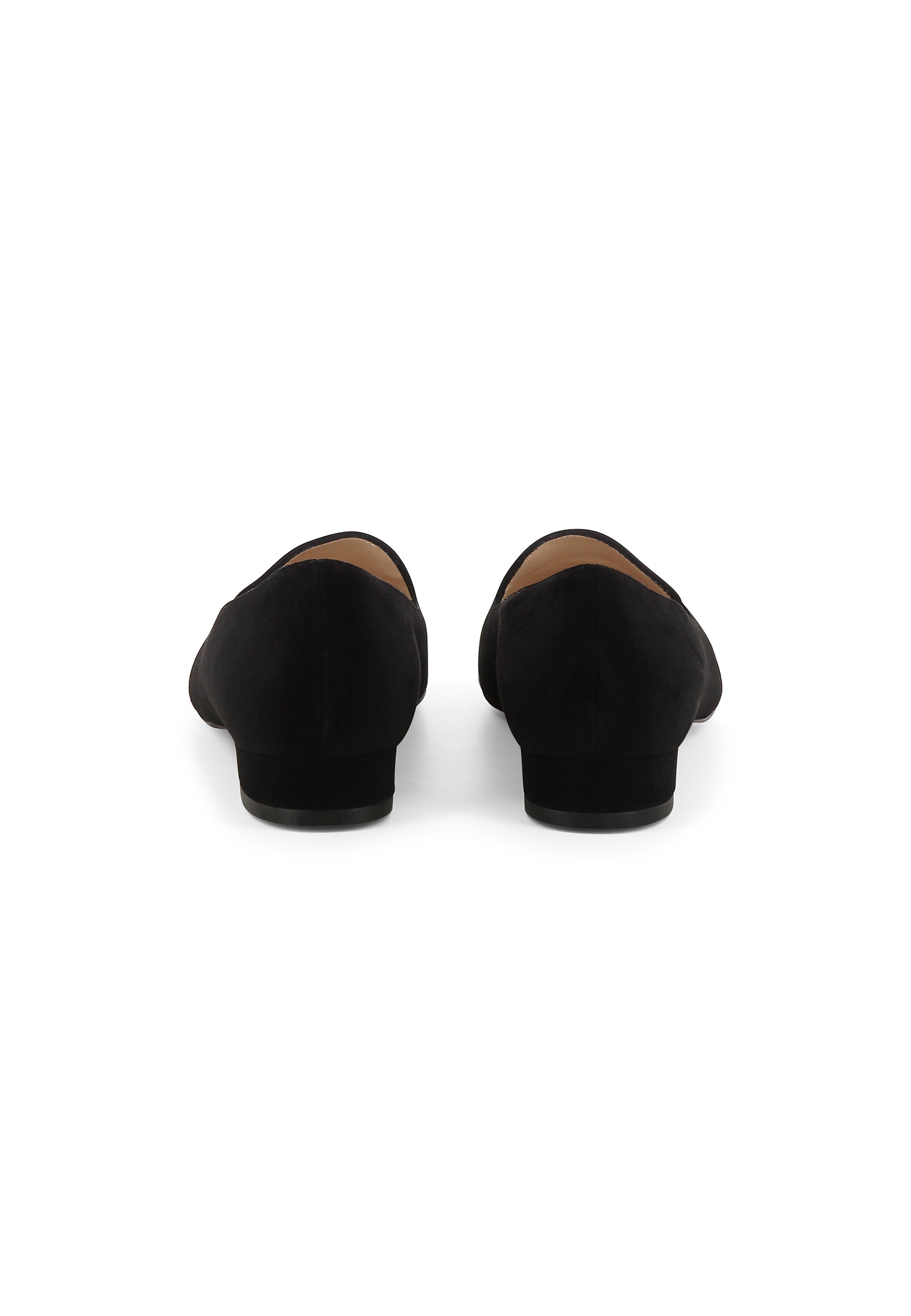 FRANCA Damen Slipper - Rauleder schwarz