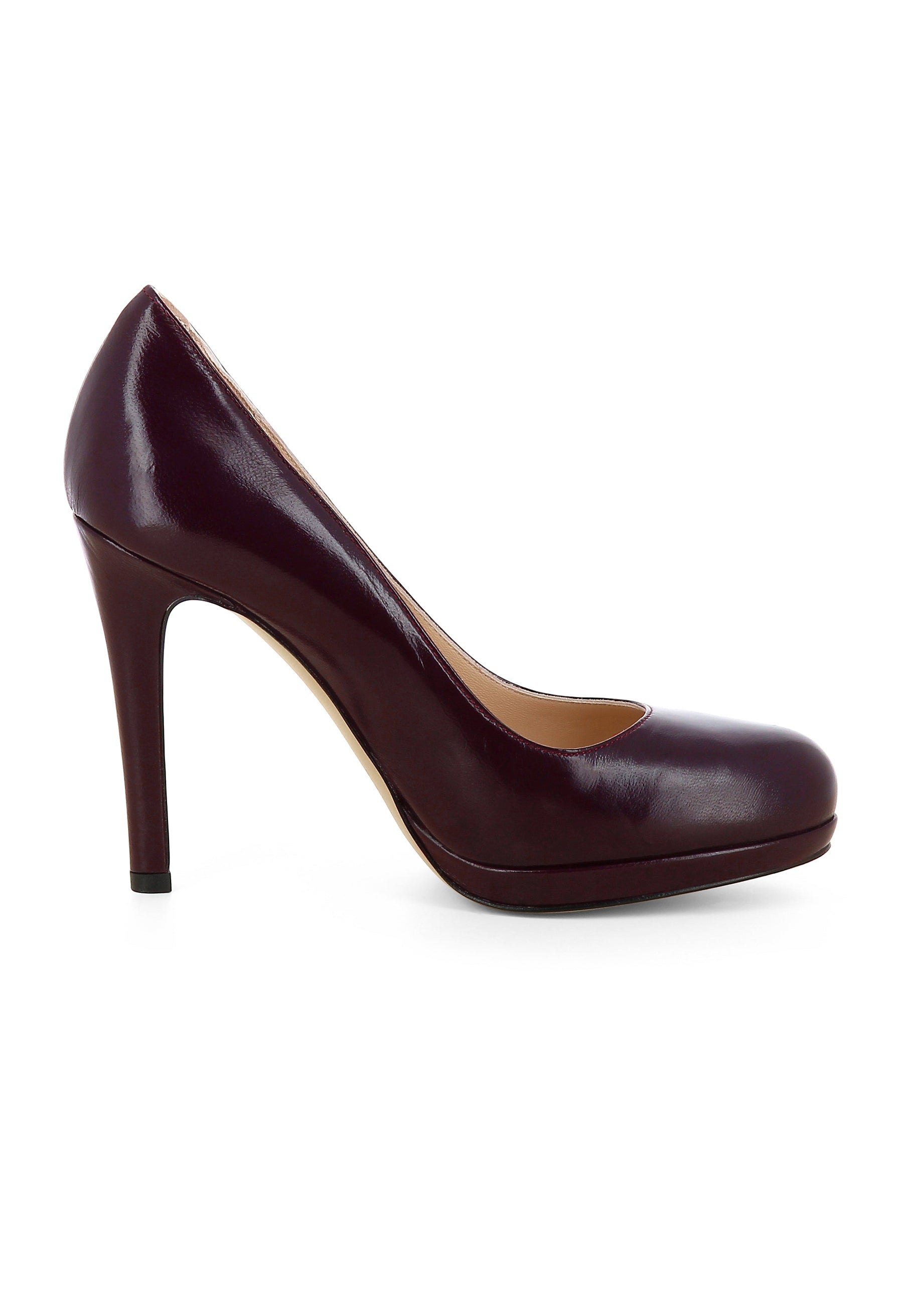 CRISTINA Damen Pumps - Knautschlackleder bordeaux