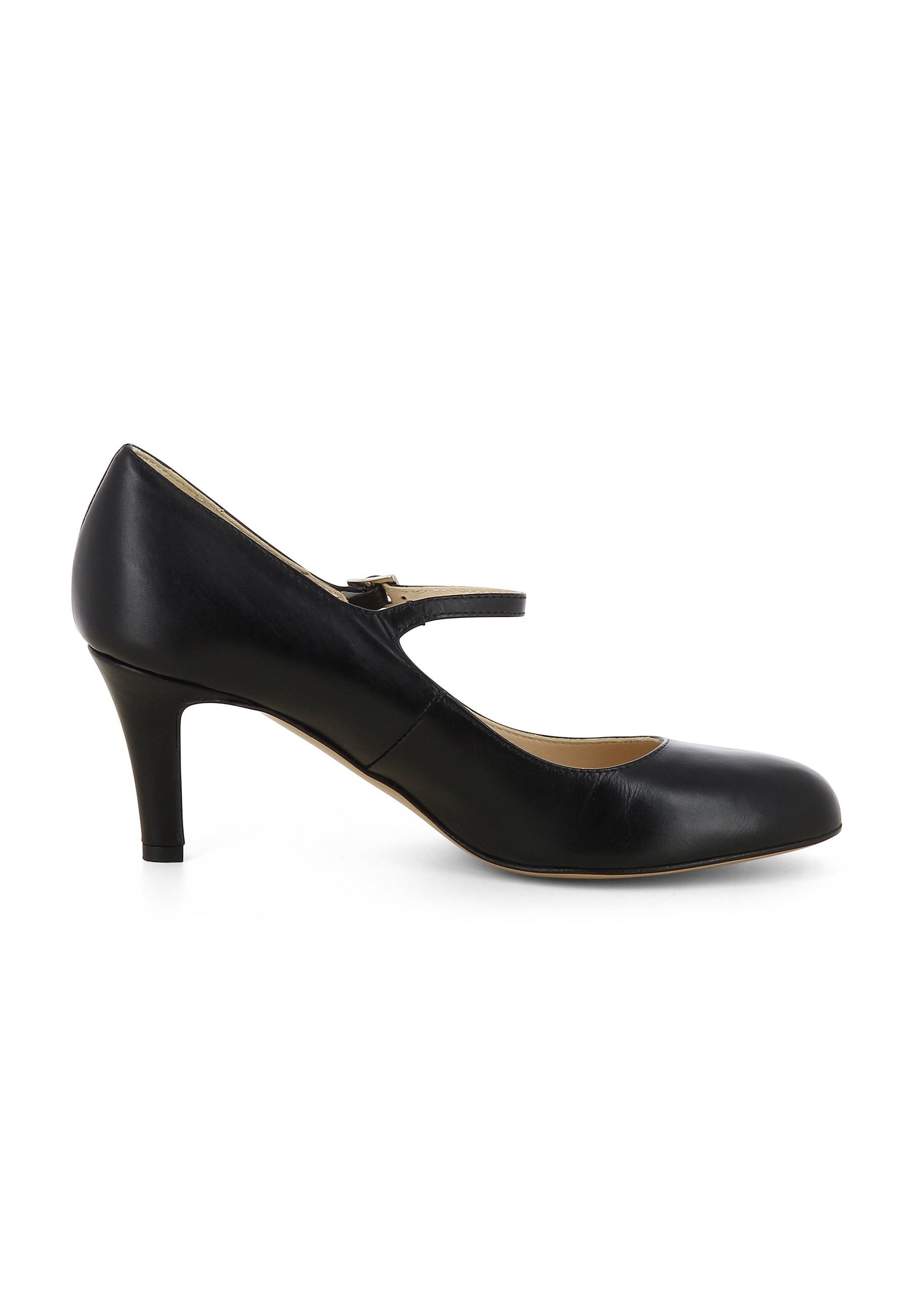BIANCA Damen Pumps - Glattleder schwarz