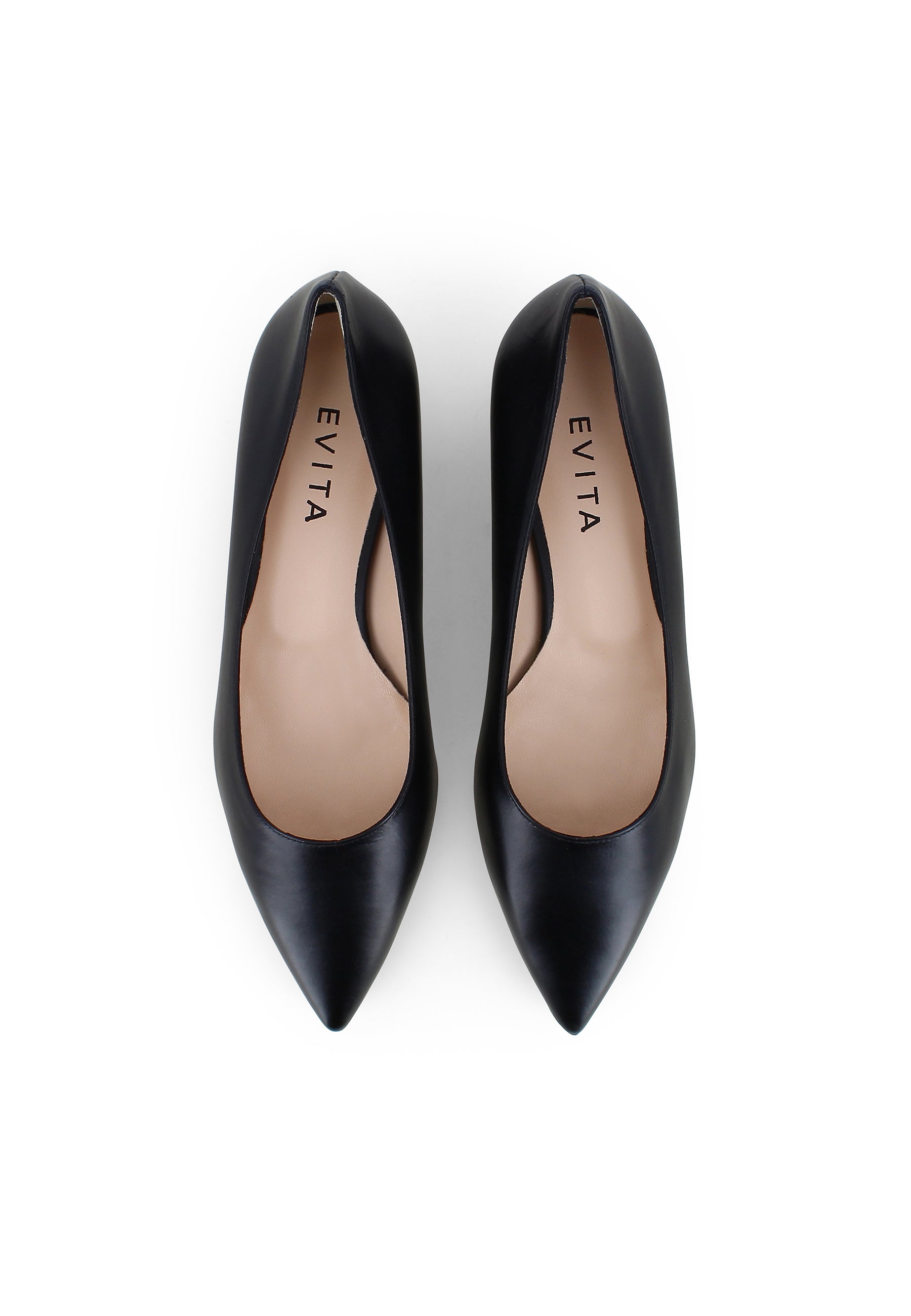FRANCA Damen Pumps - Glattleder schwarz