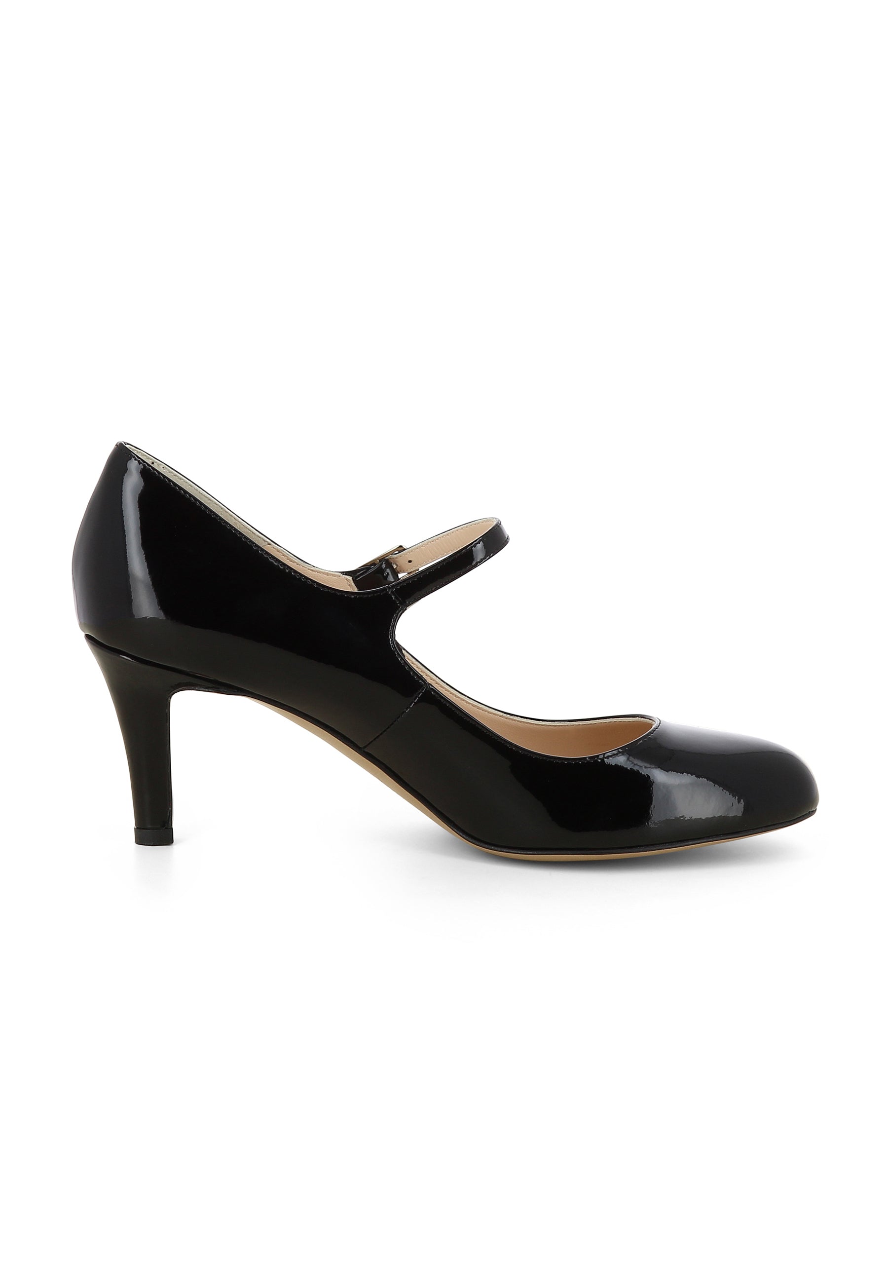 BIANCA Damen Pumps - Lackleder Schwarz