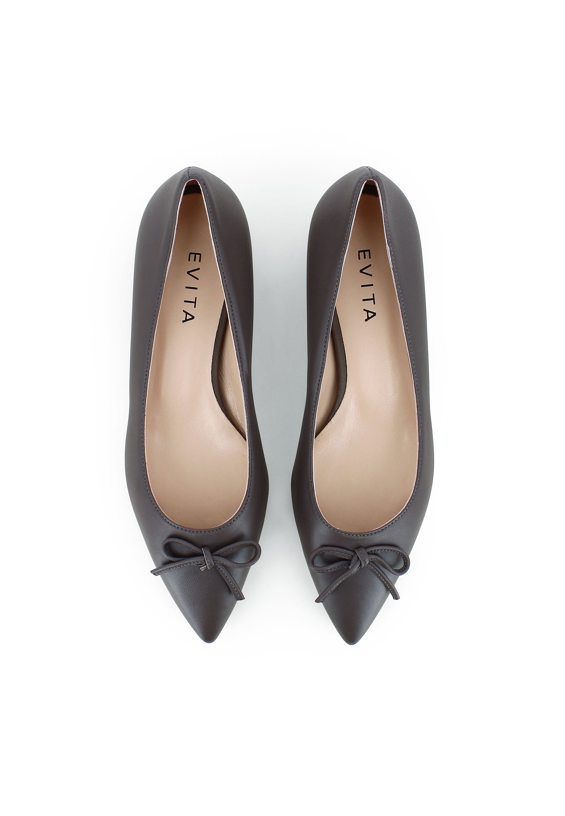 FRANCA Damen Pumps - Glattleder fango