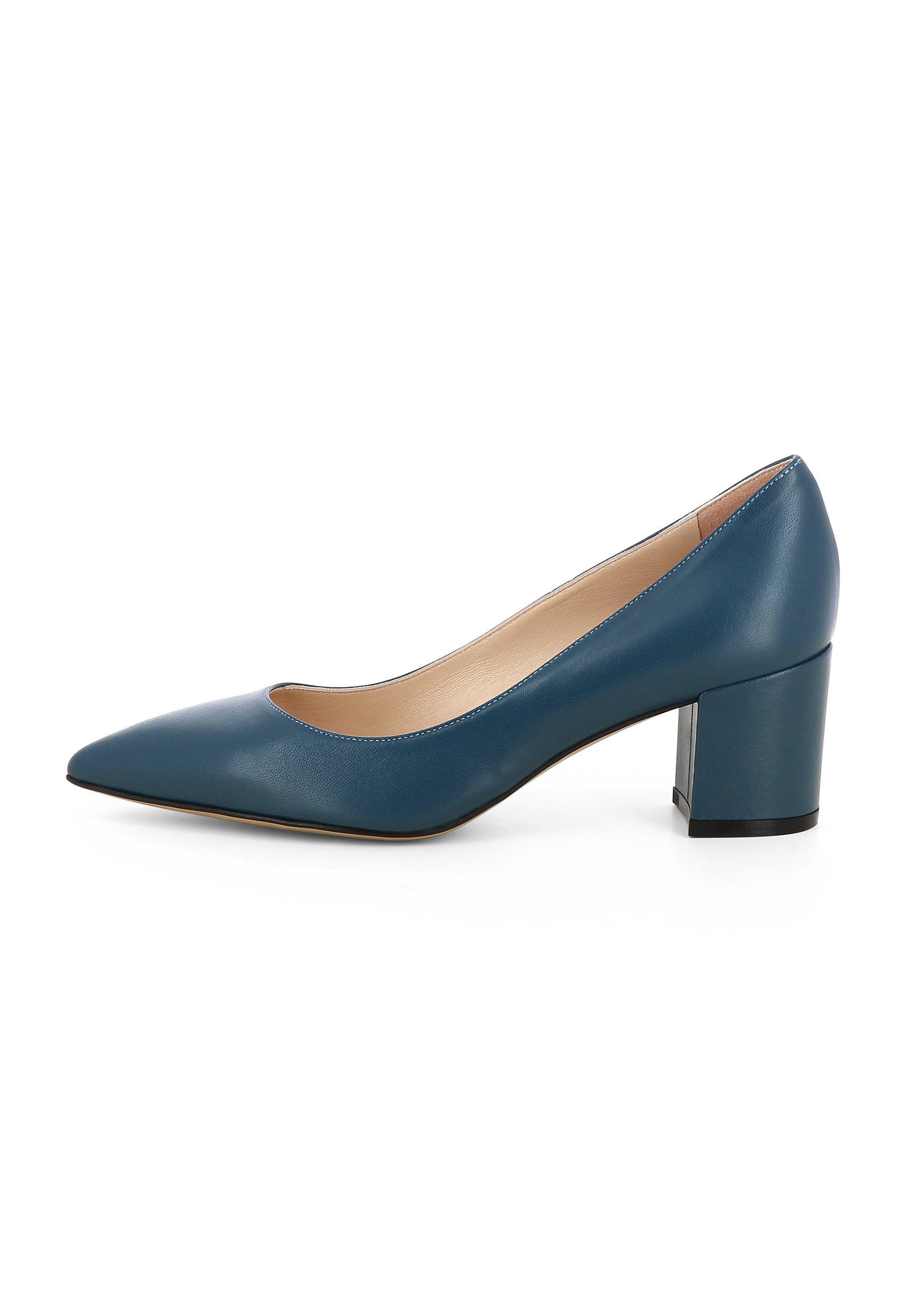ROMINA women's pumps - smooth leather petrol