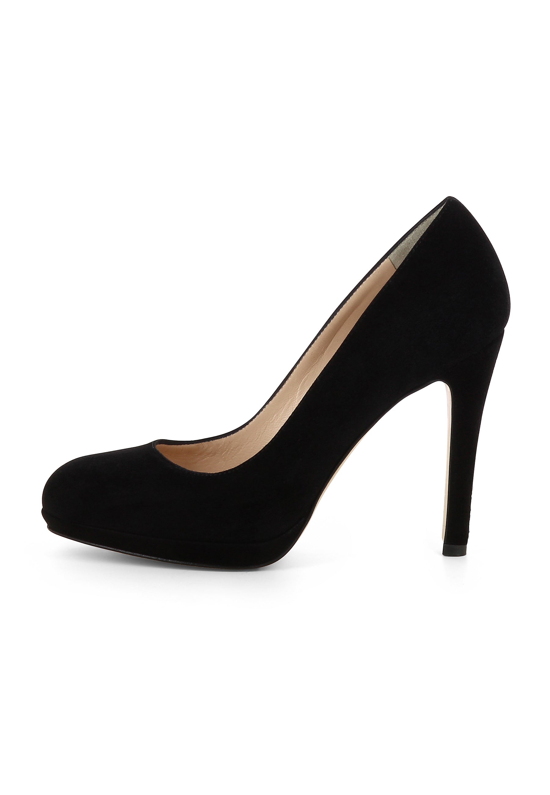 CRISTINA Damen Pumps - Rauleder Schwarz